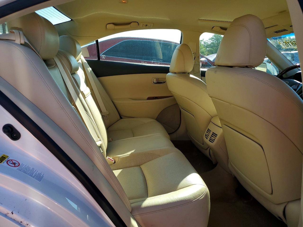 2012 Lexus Es 350 White vin: JTHBK1EG2C2481147