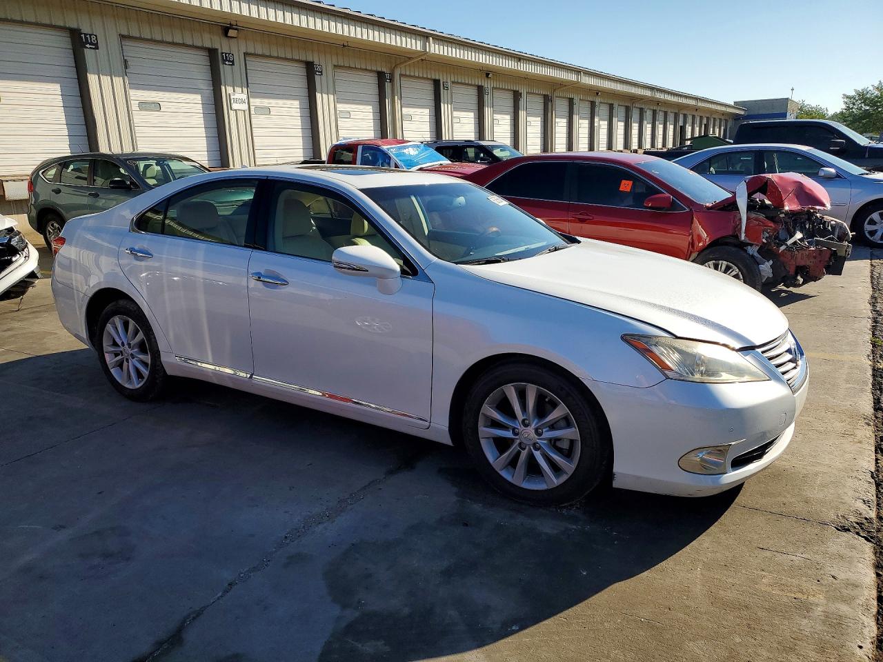 2012 Lexus Es 350 White vin: JTHBK1EG2C2481147