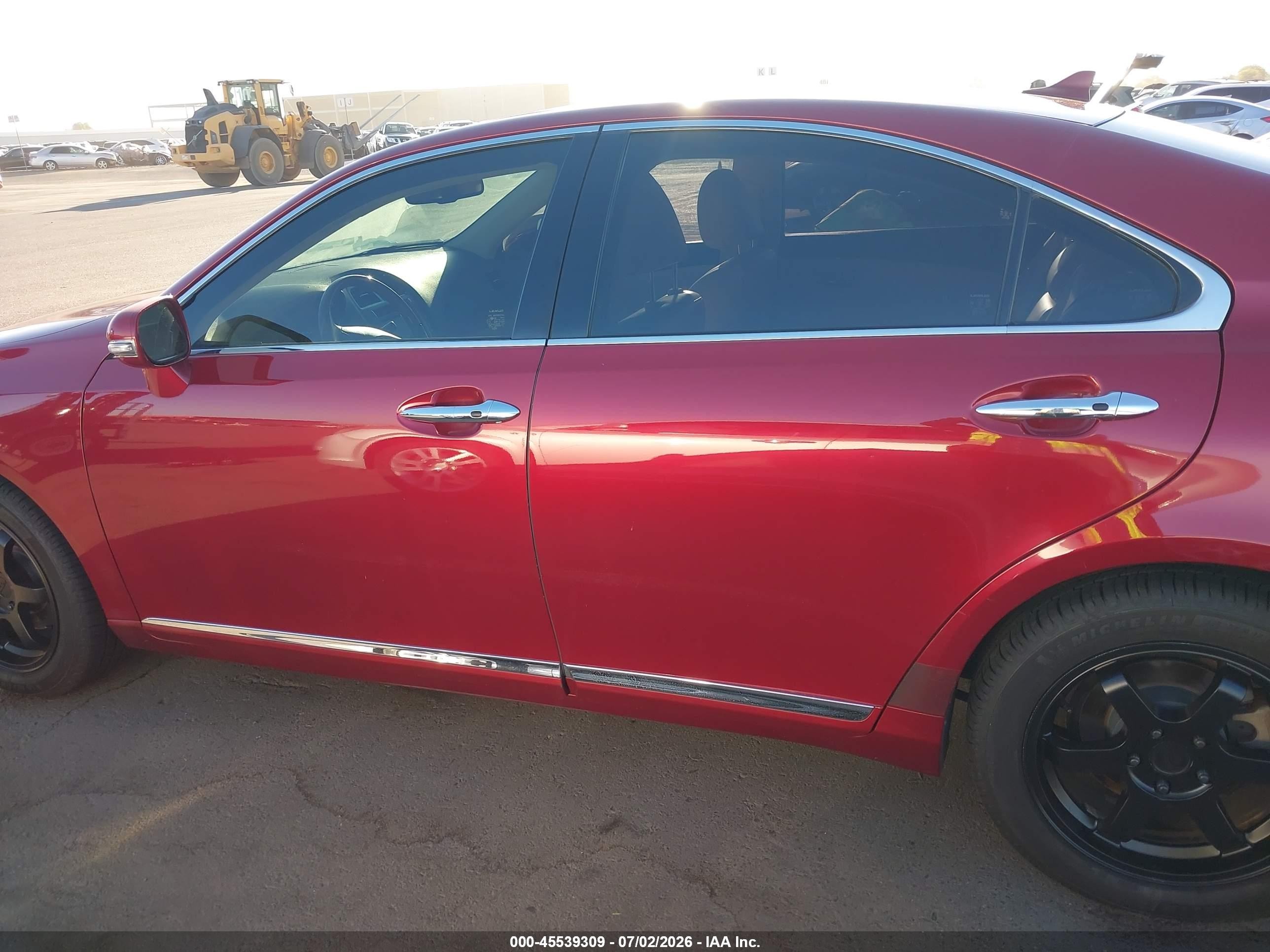 2012 Lexus Es 350   Red vin: JTHBK1EG2C2501302
