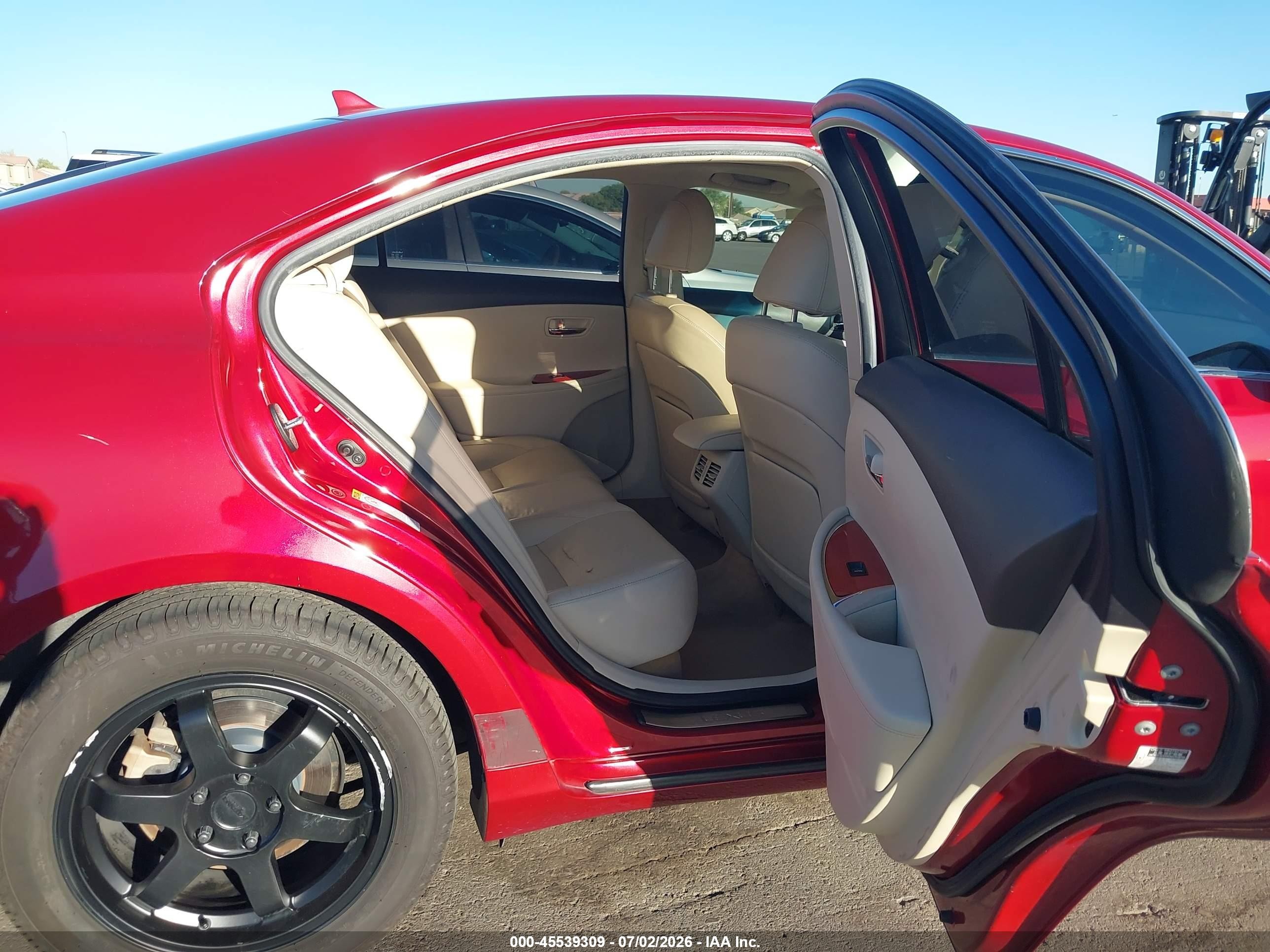2012 Lexus Es 350   Red vin: JTHBK1EG2C2501302