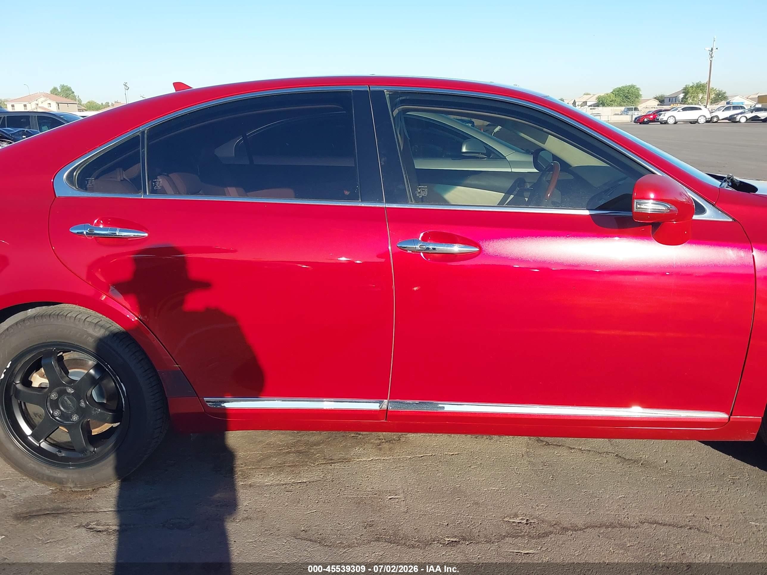 2012 Lexus Es 350   Red vin: JTHBK1EG2C2501302