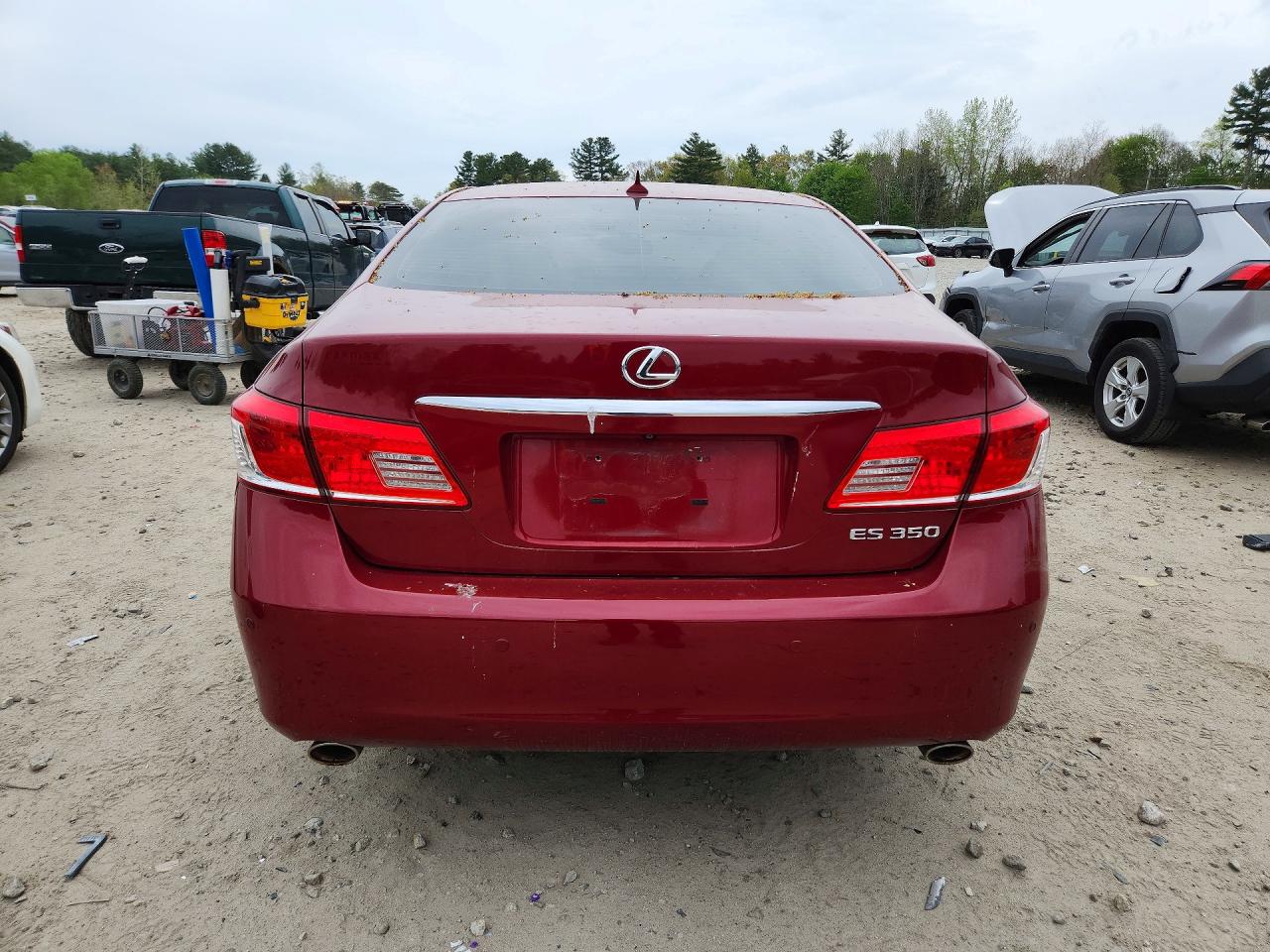 2012 Lexus Es 350 Red vin: JTHBK1EG2C2504183