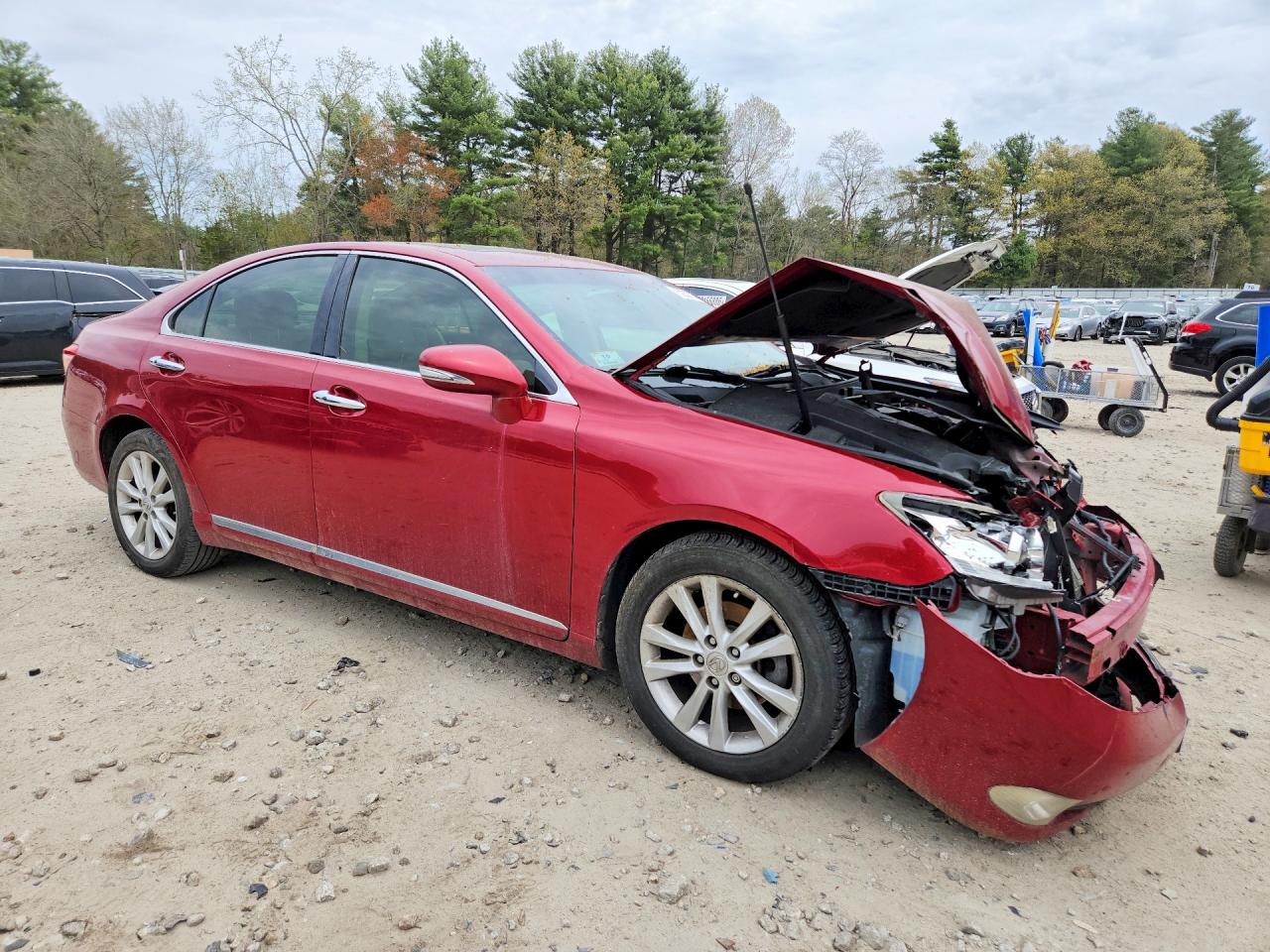 2012 Lexus Es 350 Red vin: JTHBK1EG2C2504183