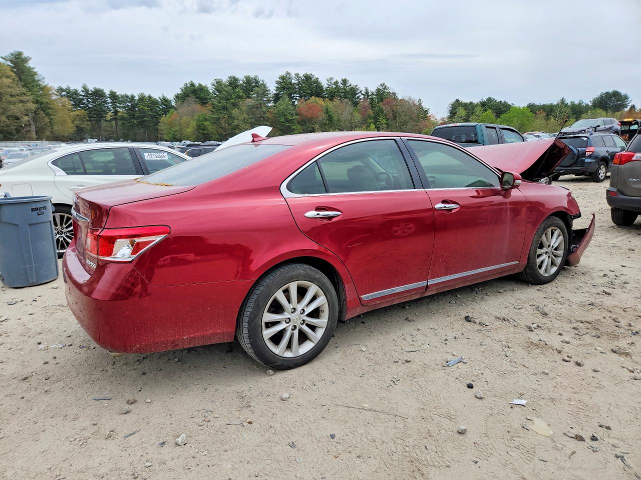 2012 Lexus Es 350 Red vin: JTHBK1EG2C2504183