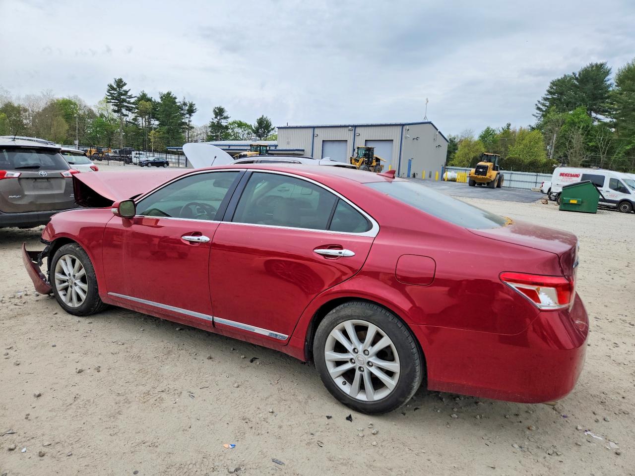 2012 Lexus Es 350 Red vin: JTHBK1EG2C2504183