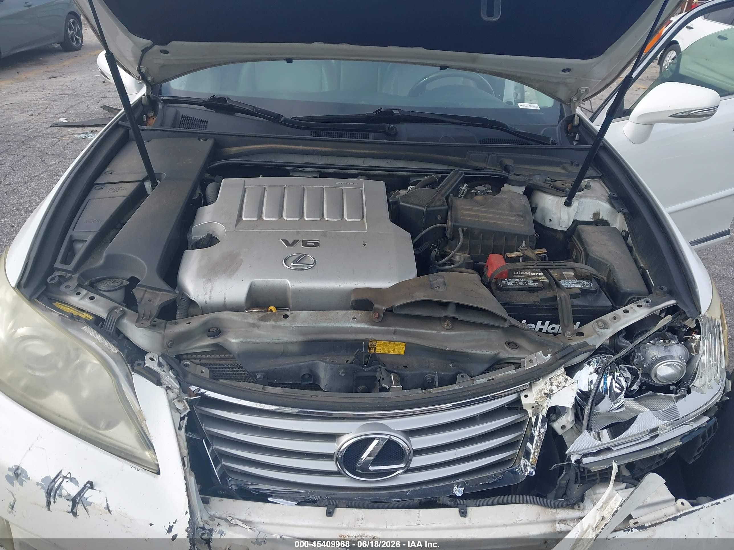 2012 Lexus Es 350   Белый vin: JTHBK1EG2C2504376