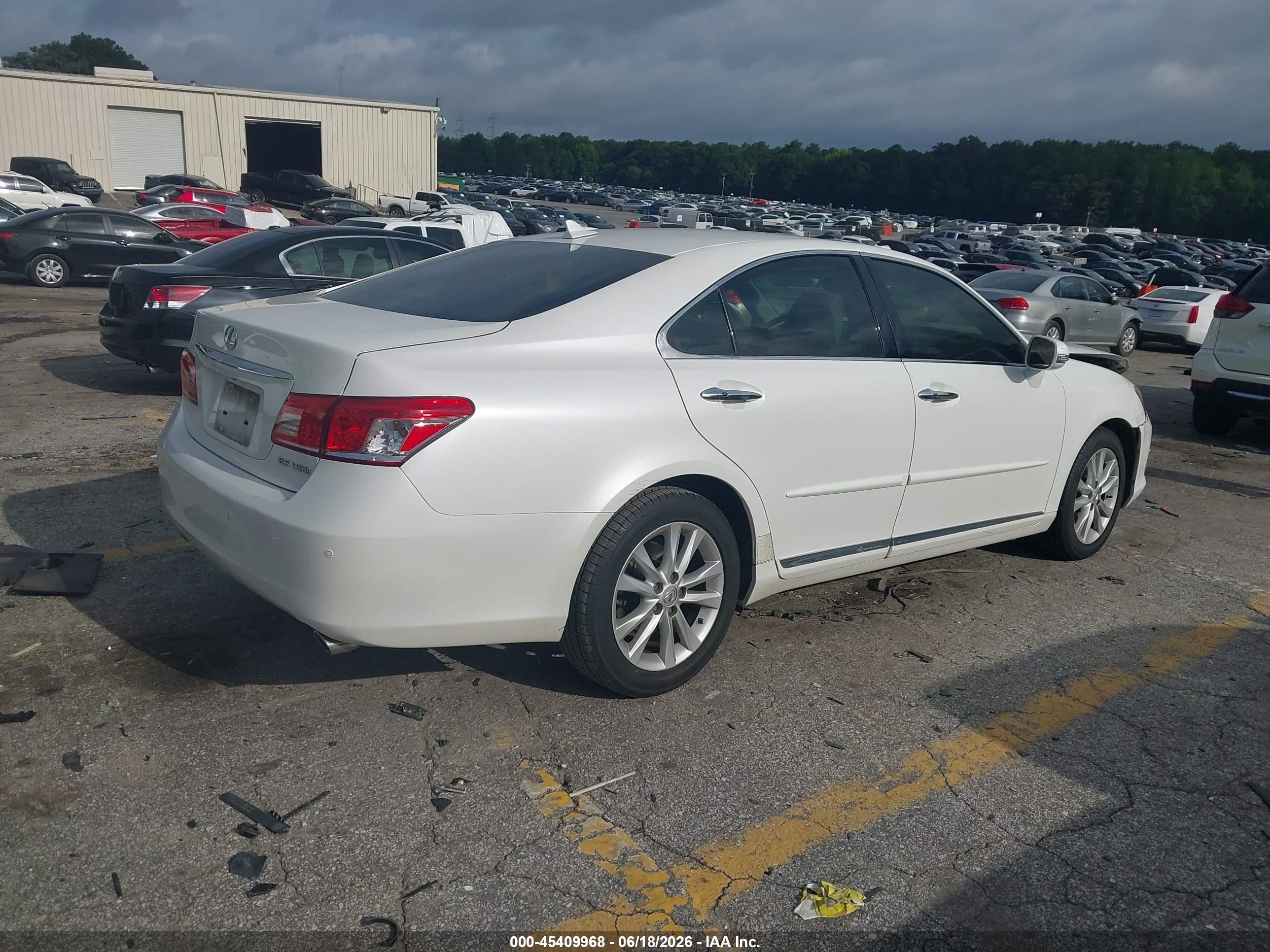 2012 Lexus Es 350   Белый vin: JTHBK1EG2C2504376