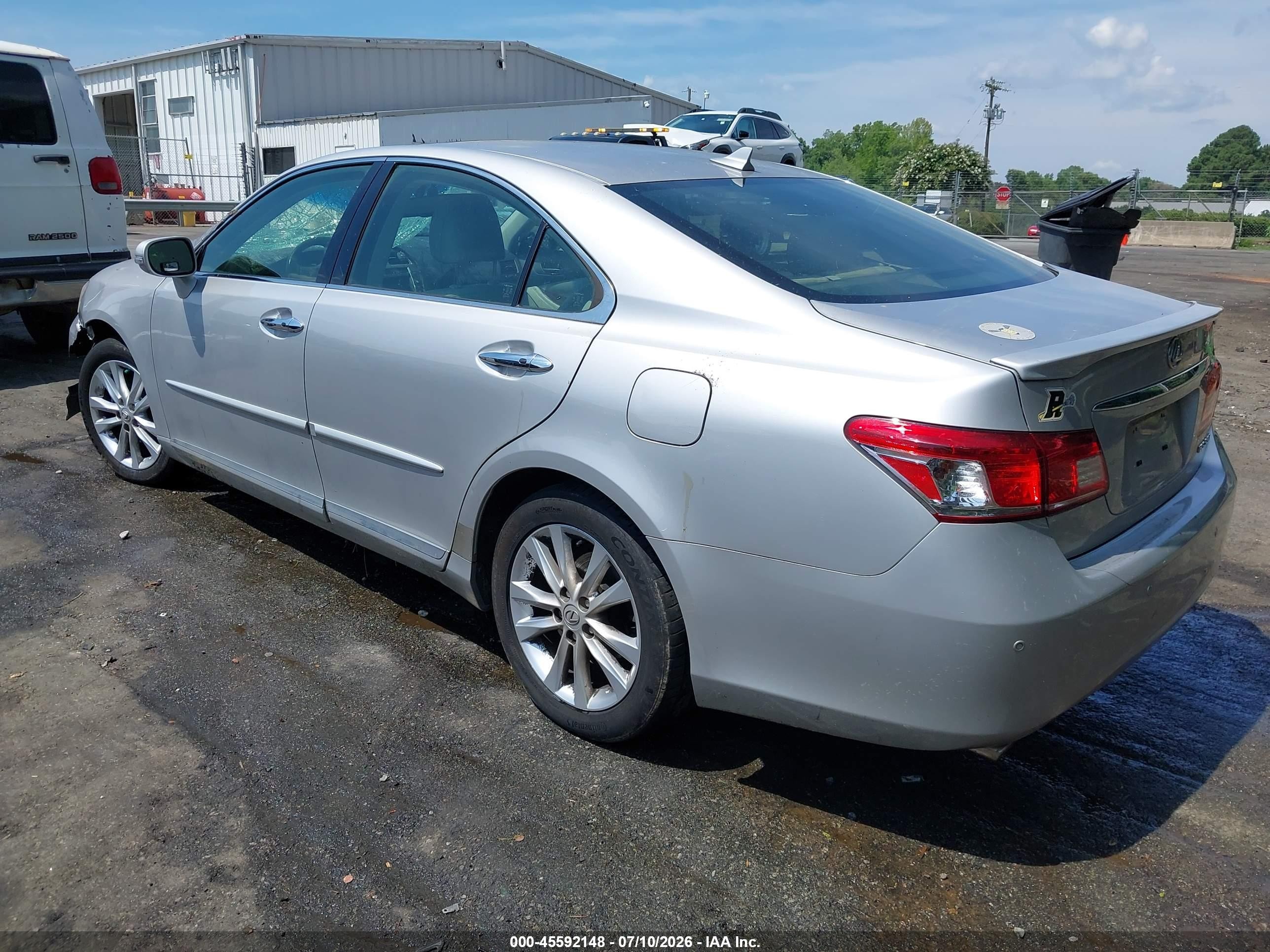 2012 Lexus Es 350 Silver vin: JTHBK1EG2C2513188