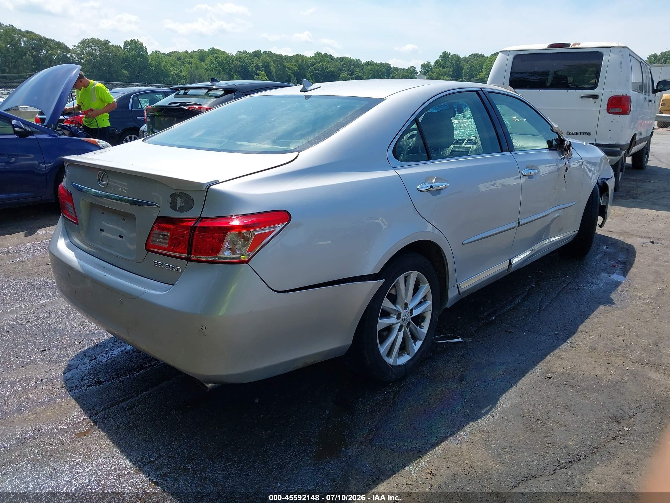 2012 Lexus Es 350 Silver vin: JTHBK1EG2C2513188