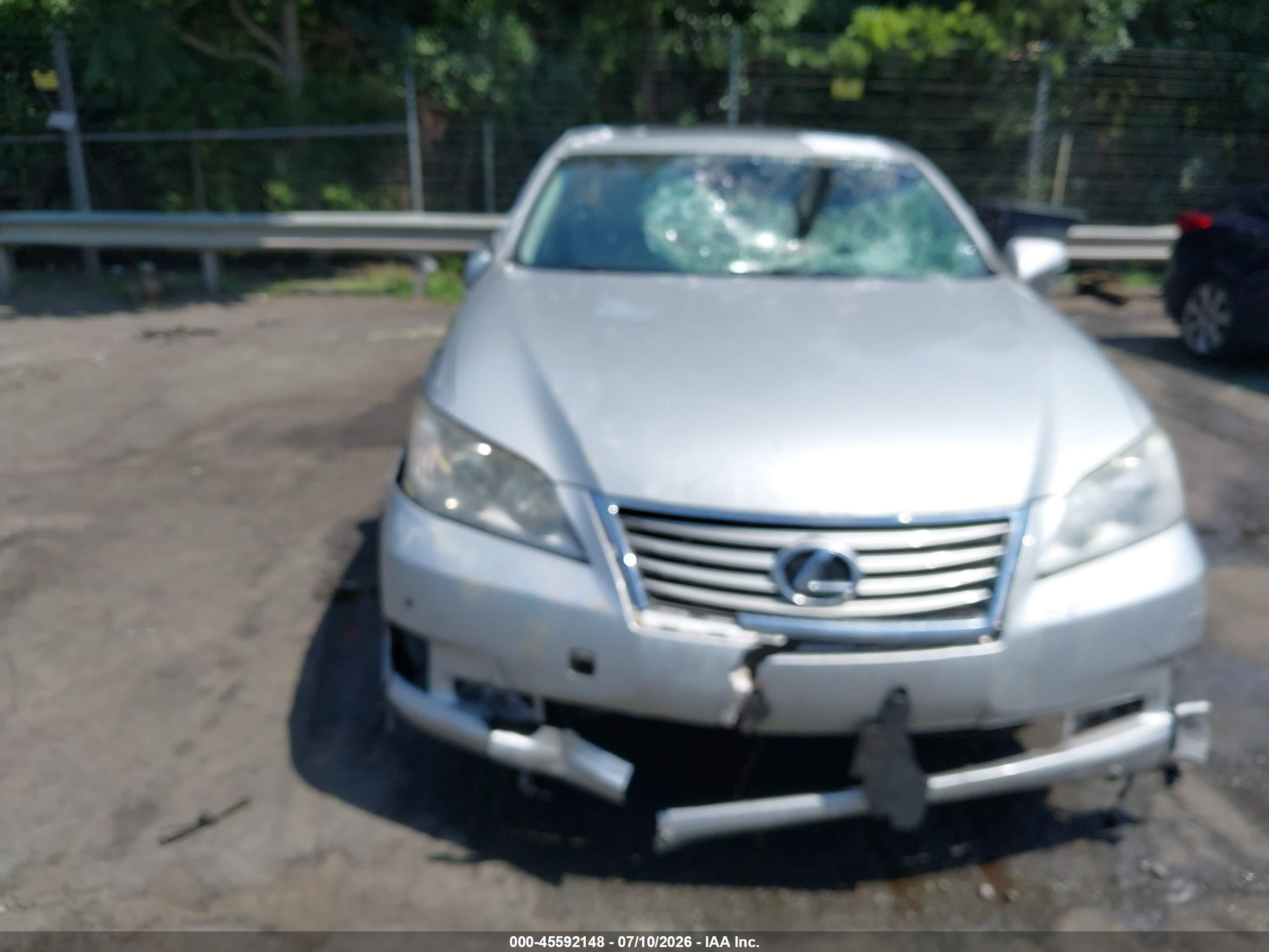 2012 Lexus Es 350 Silver vin: JTHBK1EG2C2513188