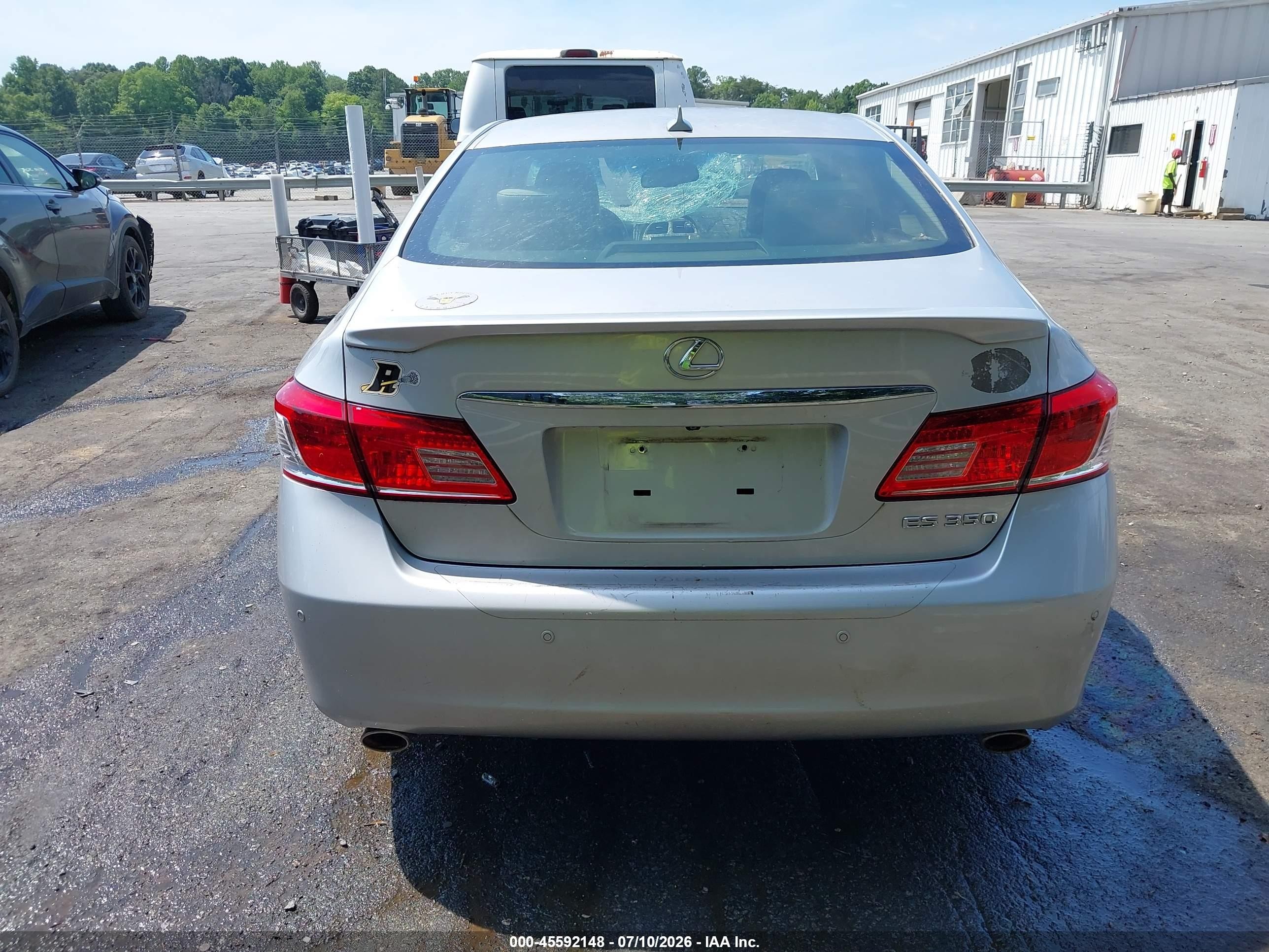 2012 Lexus Es 350 Silver vin: JTHBK1EG2C2513188