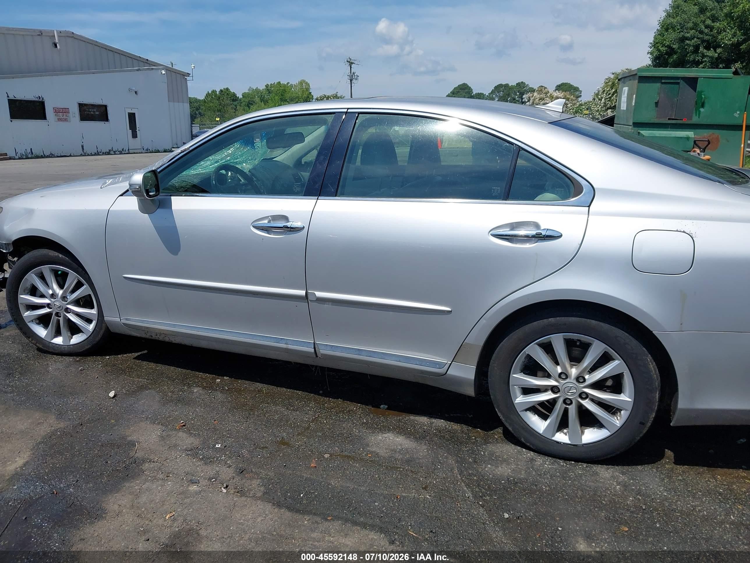 2012 Lexus Es 350 Silver vin: JTHBK1EG2C2513188