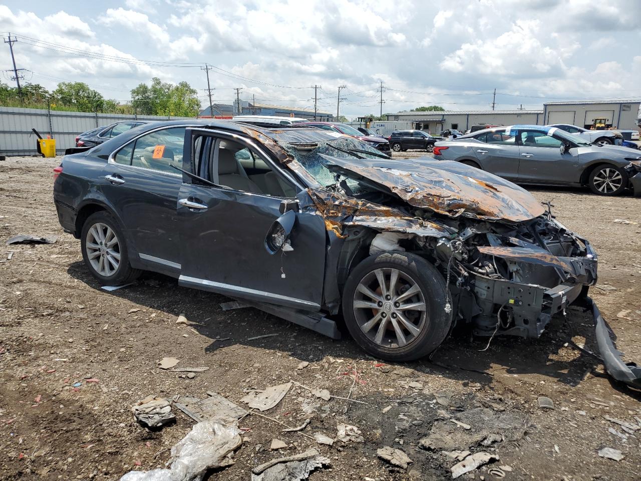 2010 Lexus Es 350 Charcoal vin: JTHBK1EG3A2344568