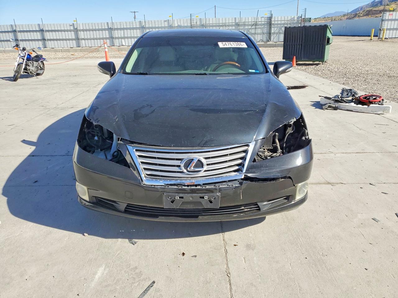 2010 Lexus Es 350 Black vin: JTHBK1EG3A2349558