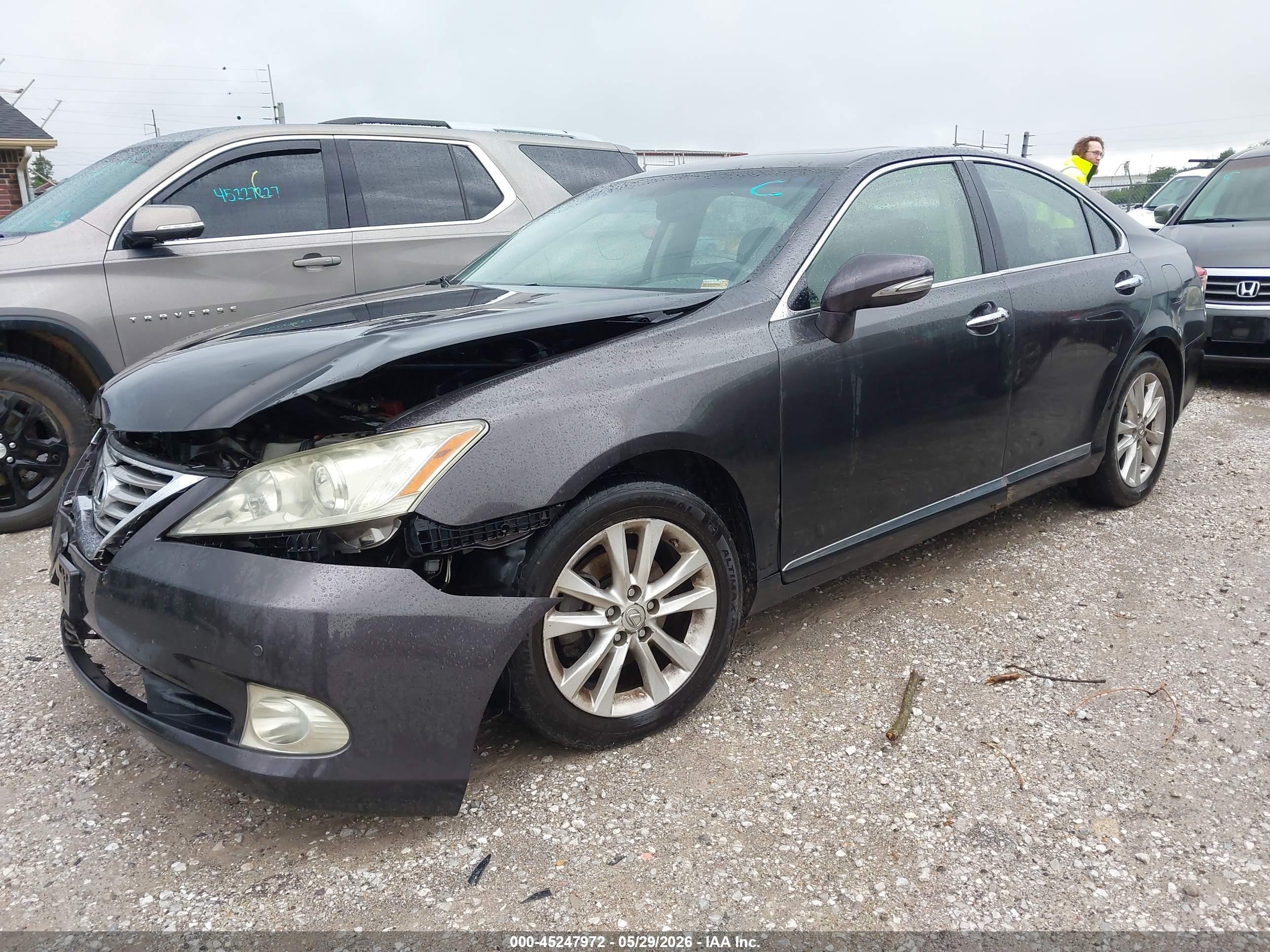 2010 Lexus Es 350   Серый vin: JTHBK1EG3A2370717