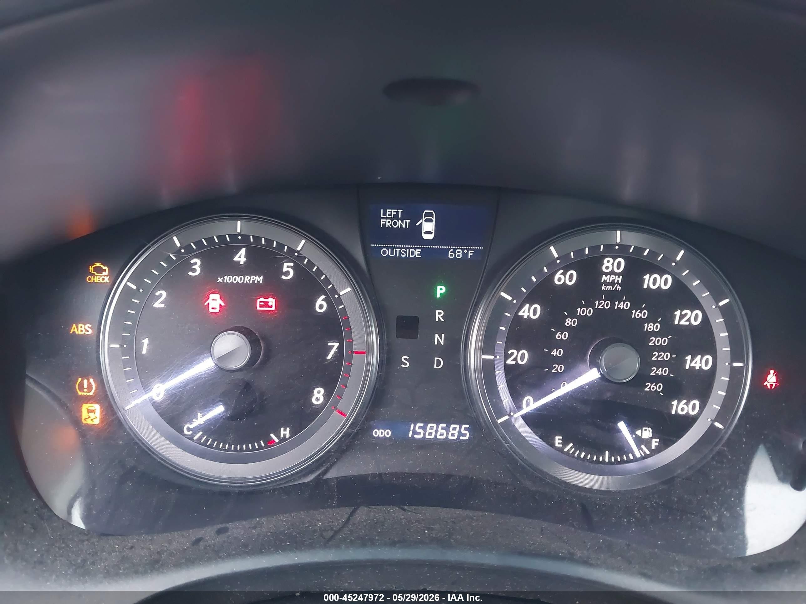 2010 Lexus Es 350   Серый vin: JTHBK1EG3A2370717