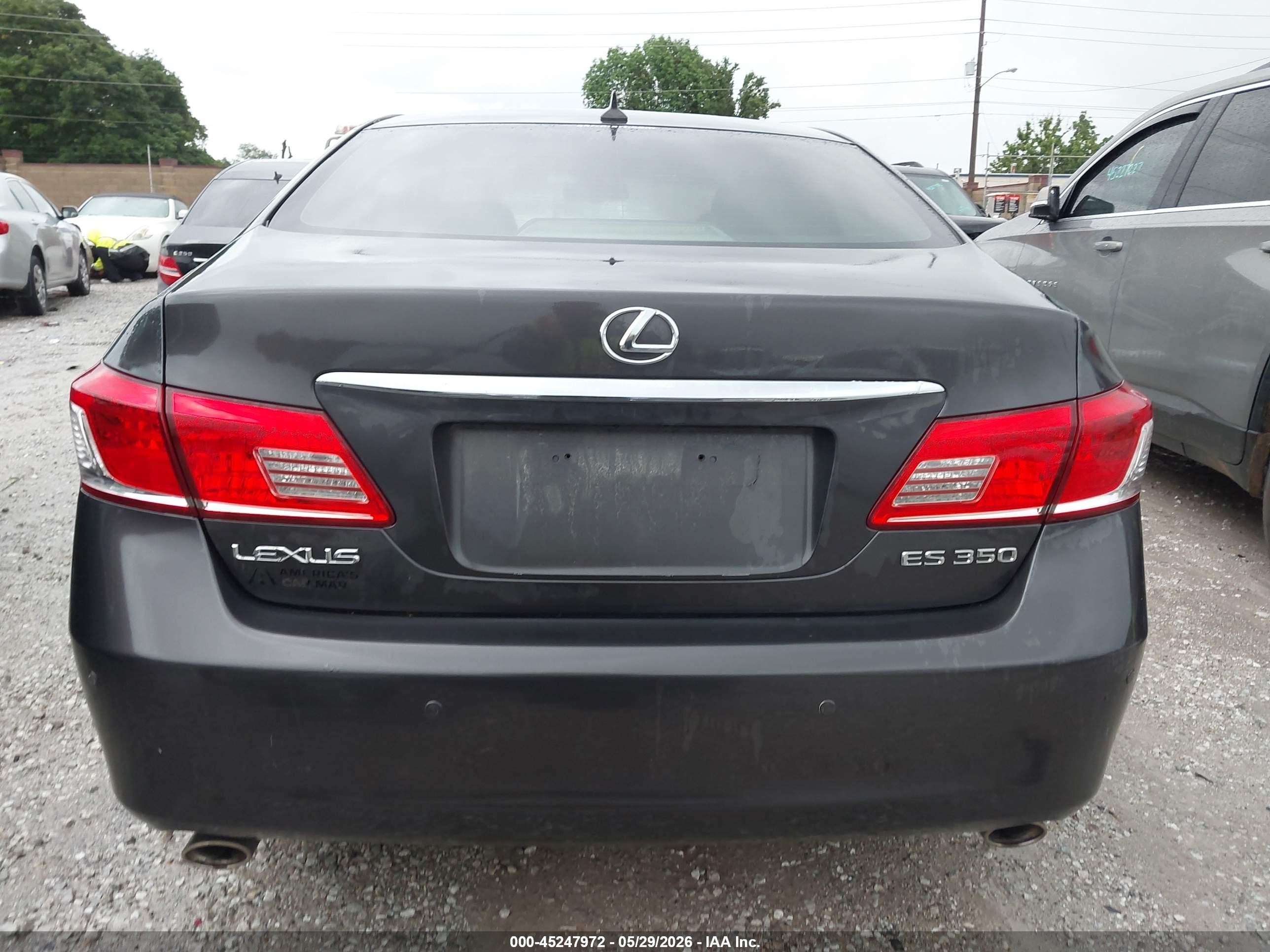 2010 Lexus Es 350   Серый vin: JTHBK1EG3A2370717