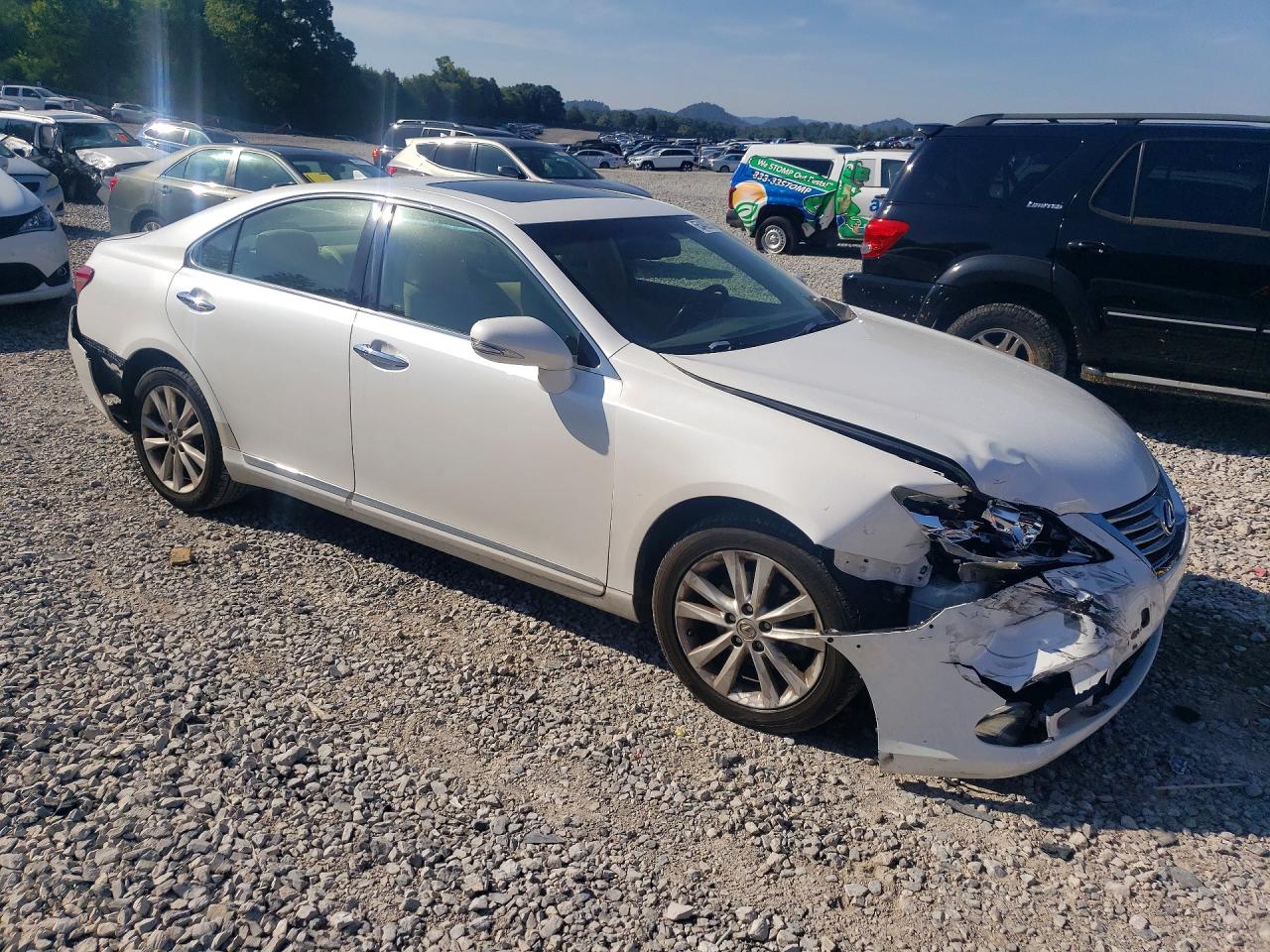 2010 Lexus Es 350 Белый vin: JTHBK1EG3A2399277