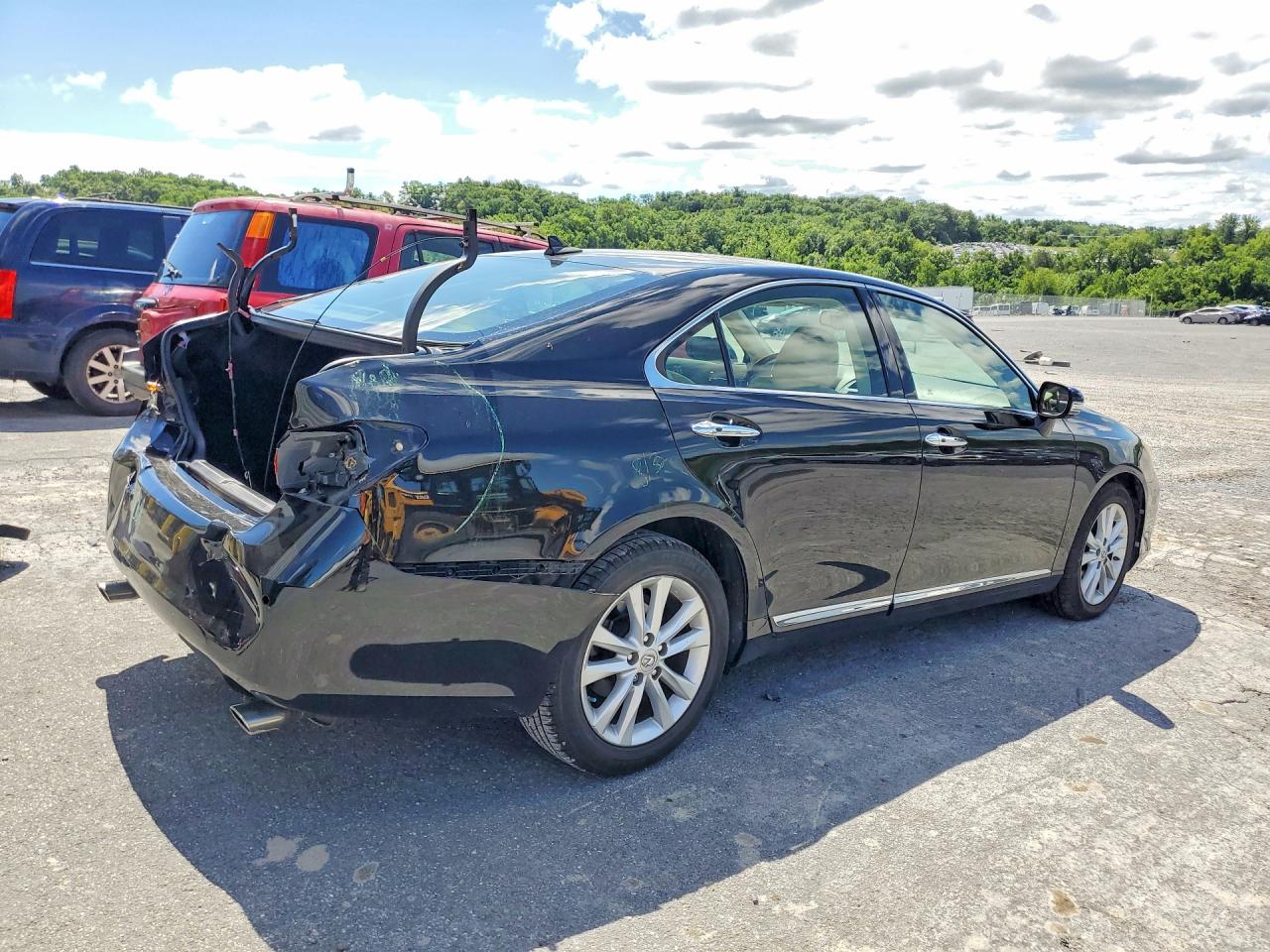 2010 Lexus Es 350 Black vin: JTHBK1EG3A2406664
