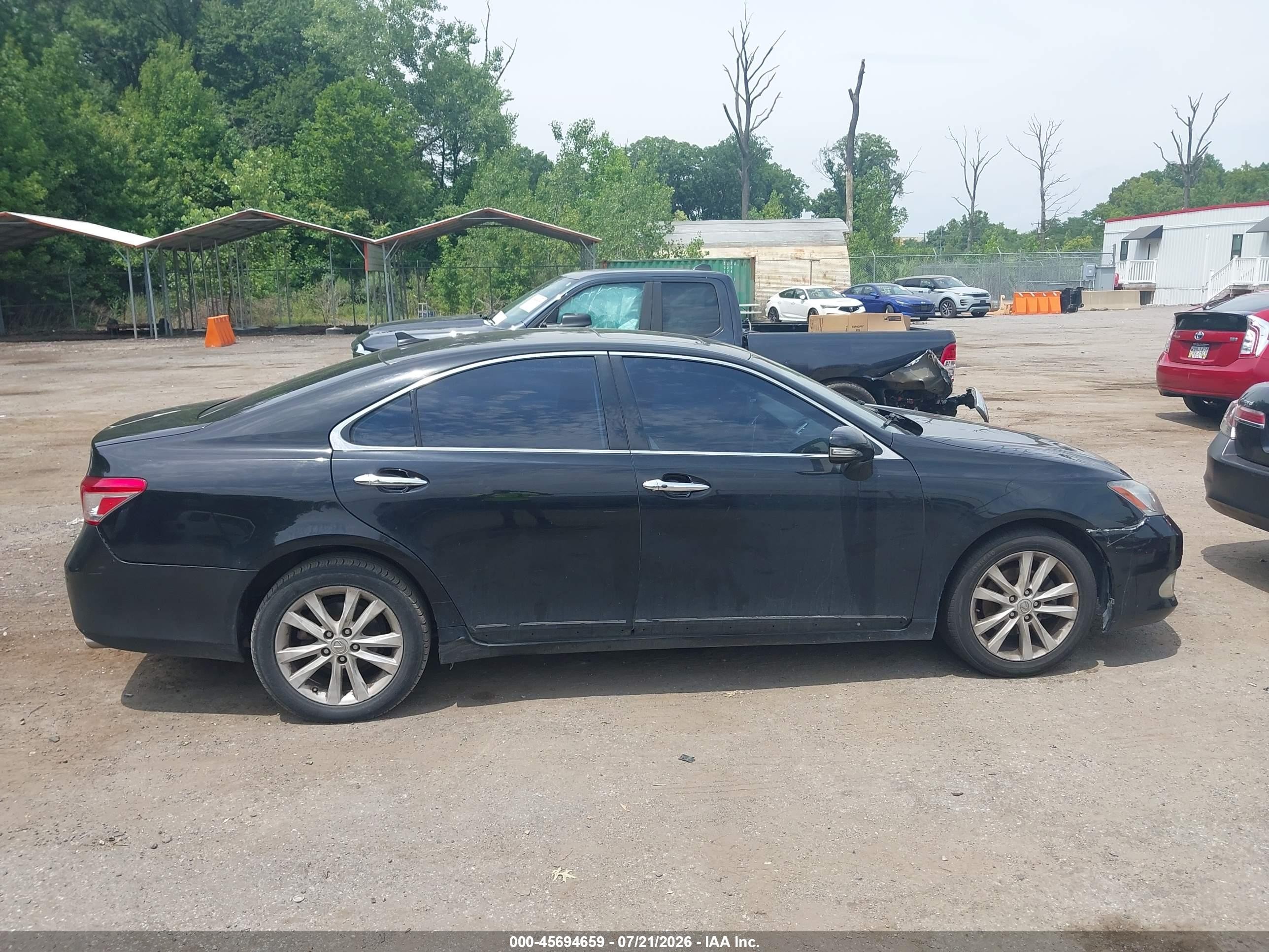 2010 Lexus Es 350 Black vin: JTHBK1EG3A2407443