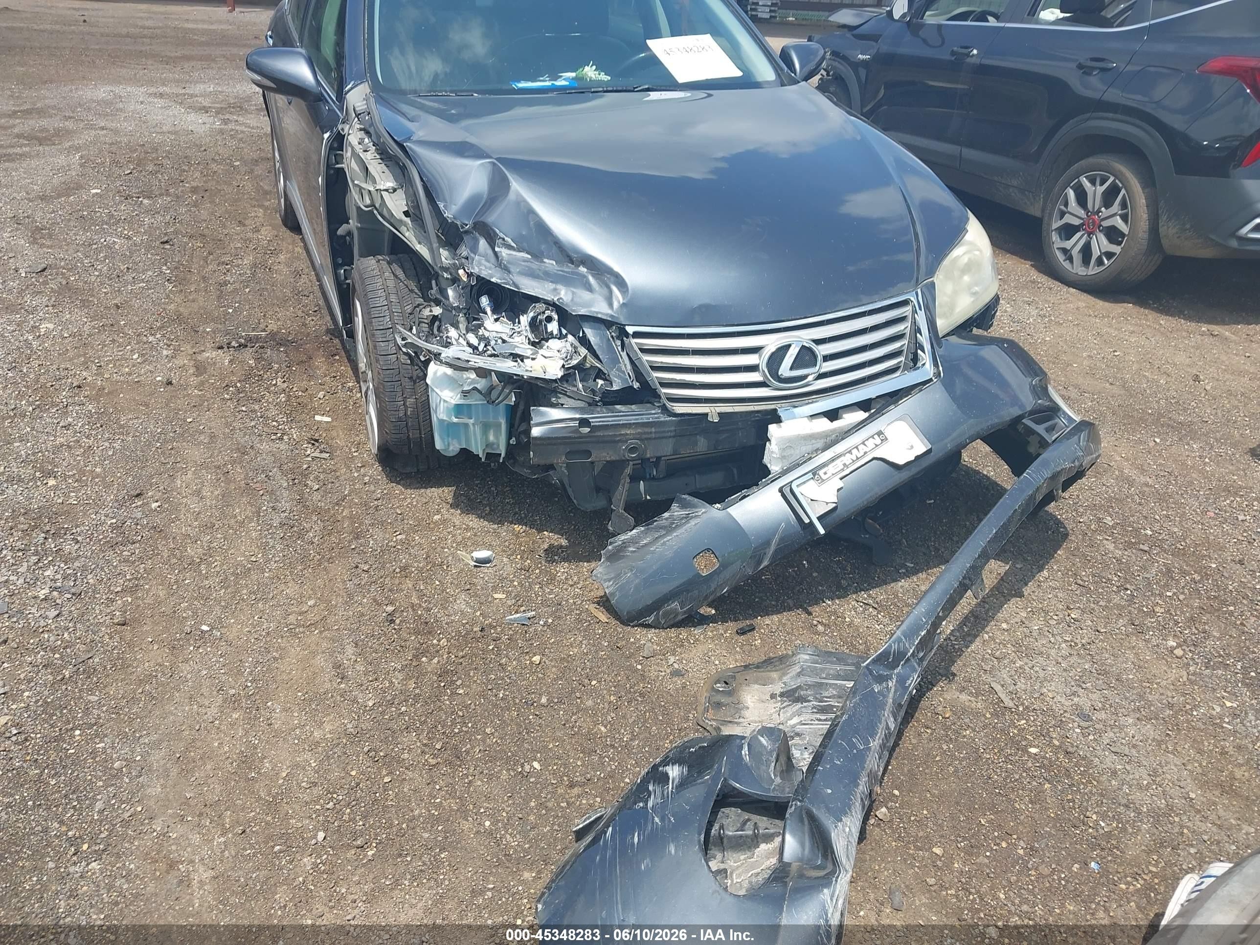 2010 Lexus Es 350   Black vin: JTHBK1EG3A2409595