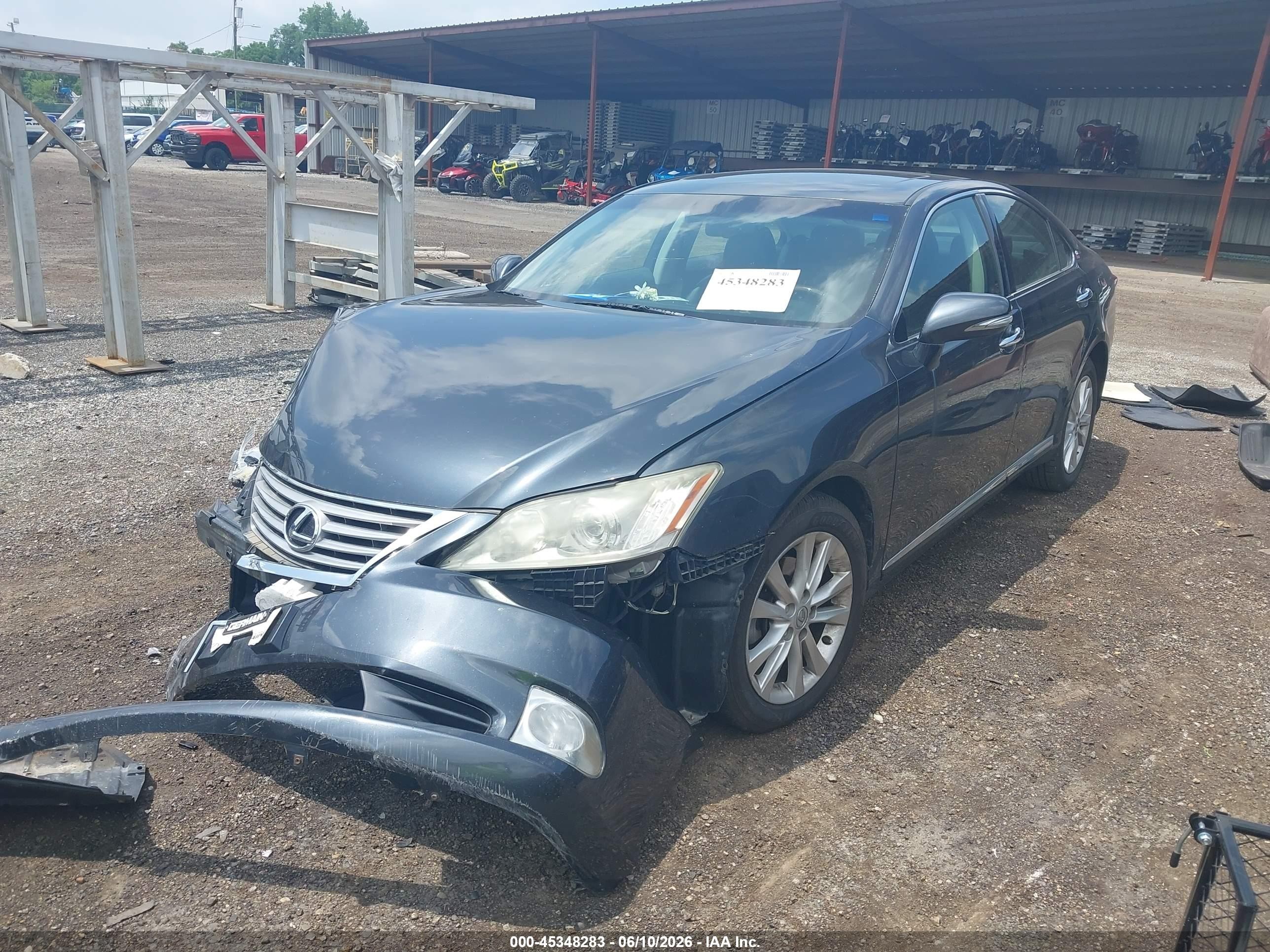2010 Lexus Es 350   Black vin: JTHBK1EG3A2409595