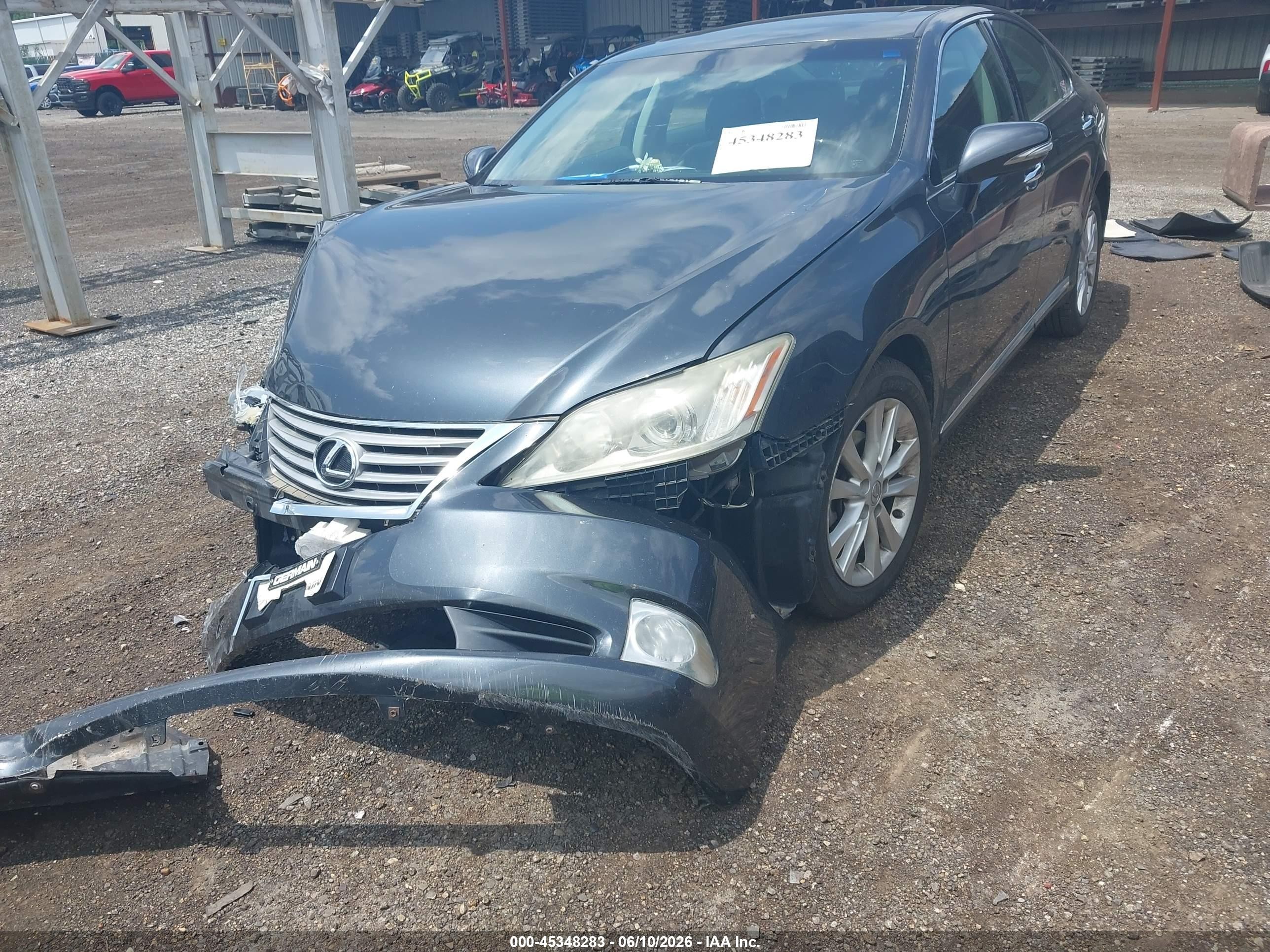 2010 Lexus Es 350   Black vin: JTHBK1EG3A2409595