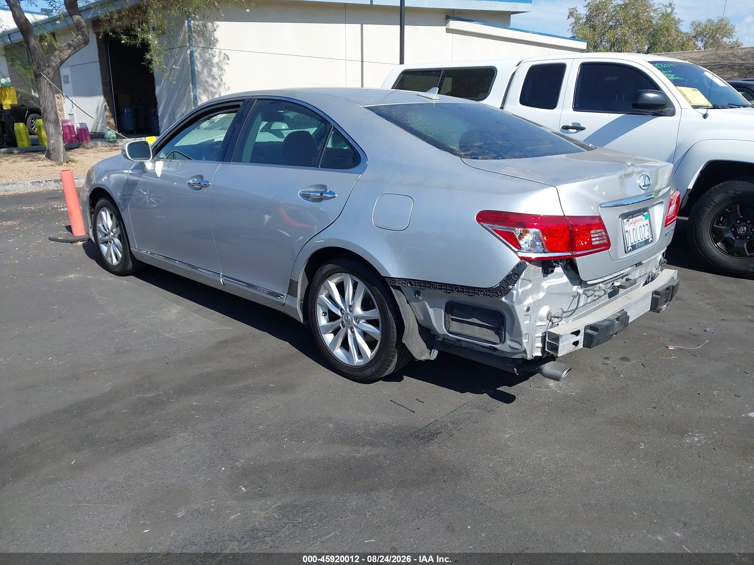 2011 Lexus Es 350 Silver vin: JTHBK1EG3B2419898