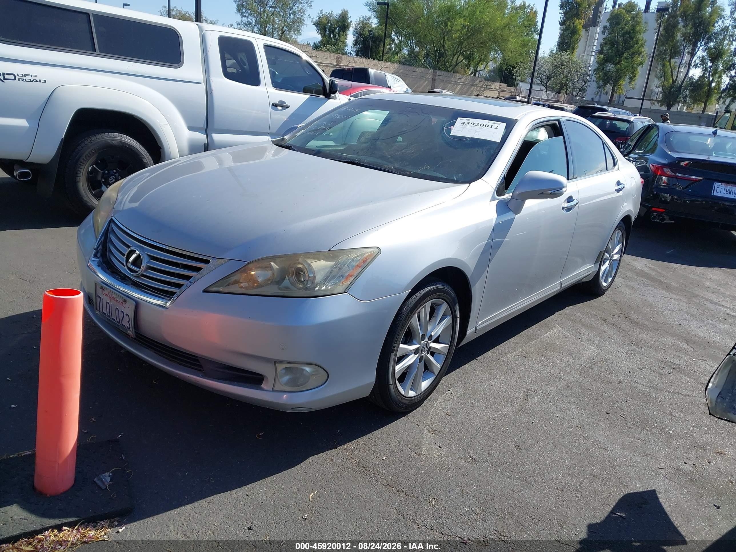 2011 Lexus Es 350 Silver vin: JTHBK1EG3B2419898