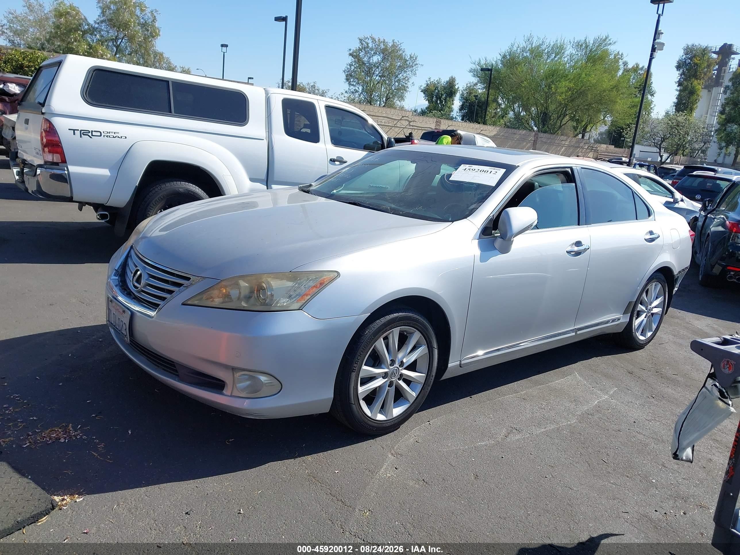 2011 Lexus Es 350 Silver vin: JTHBK1EG3B2419898