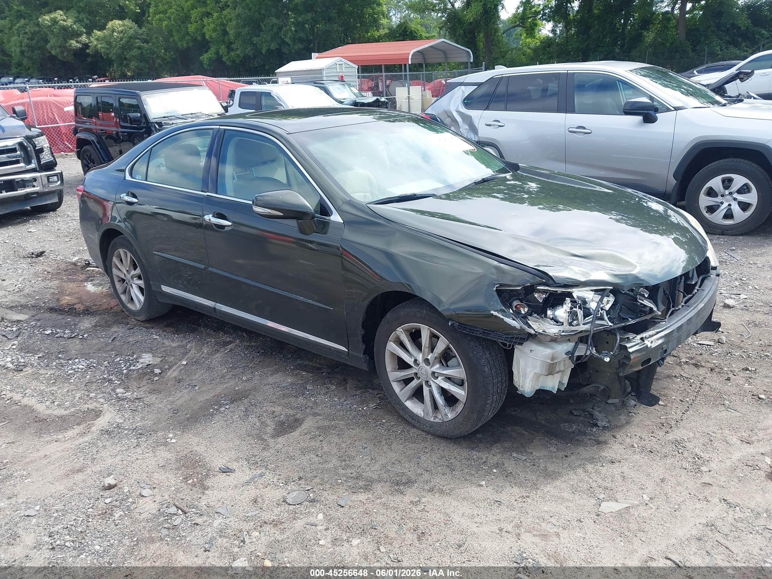 2011 Lexus Es 350   Green vin: JTHBK1EG3B2421148