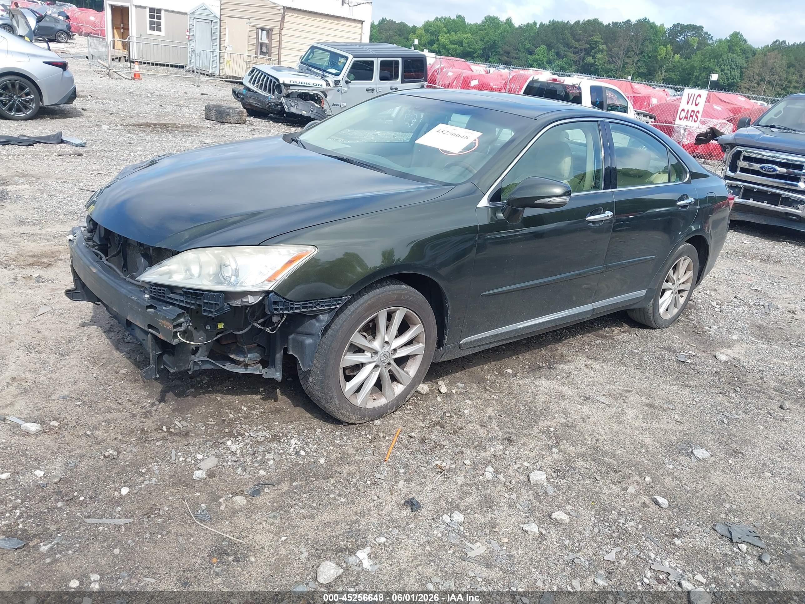 2011 Lexus Es 350   Green vin: JTHBK1EG3B2421148
