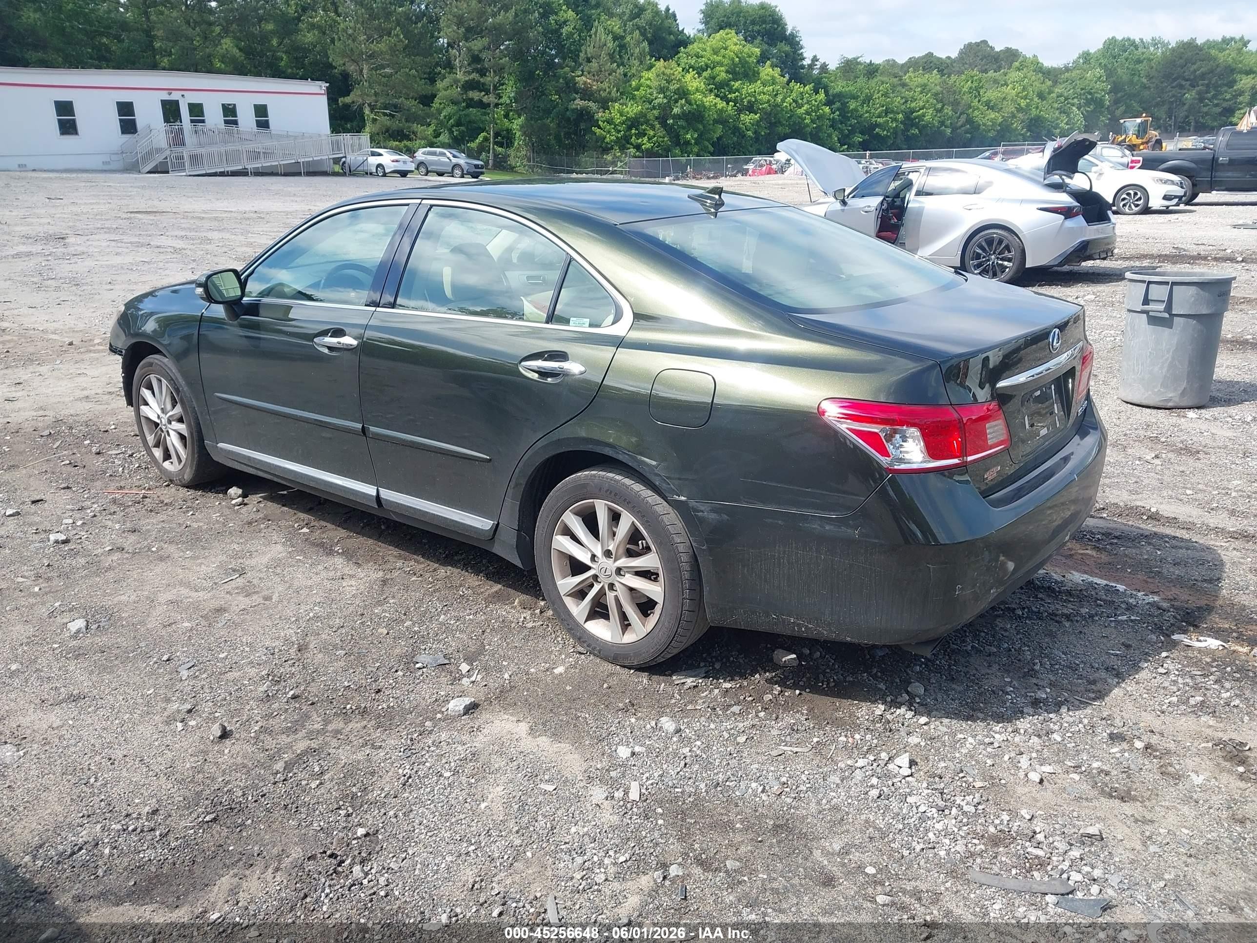 2011 Lexus Es 350   Green vin: JTHBK1EG3B2421148