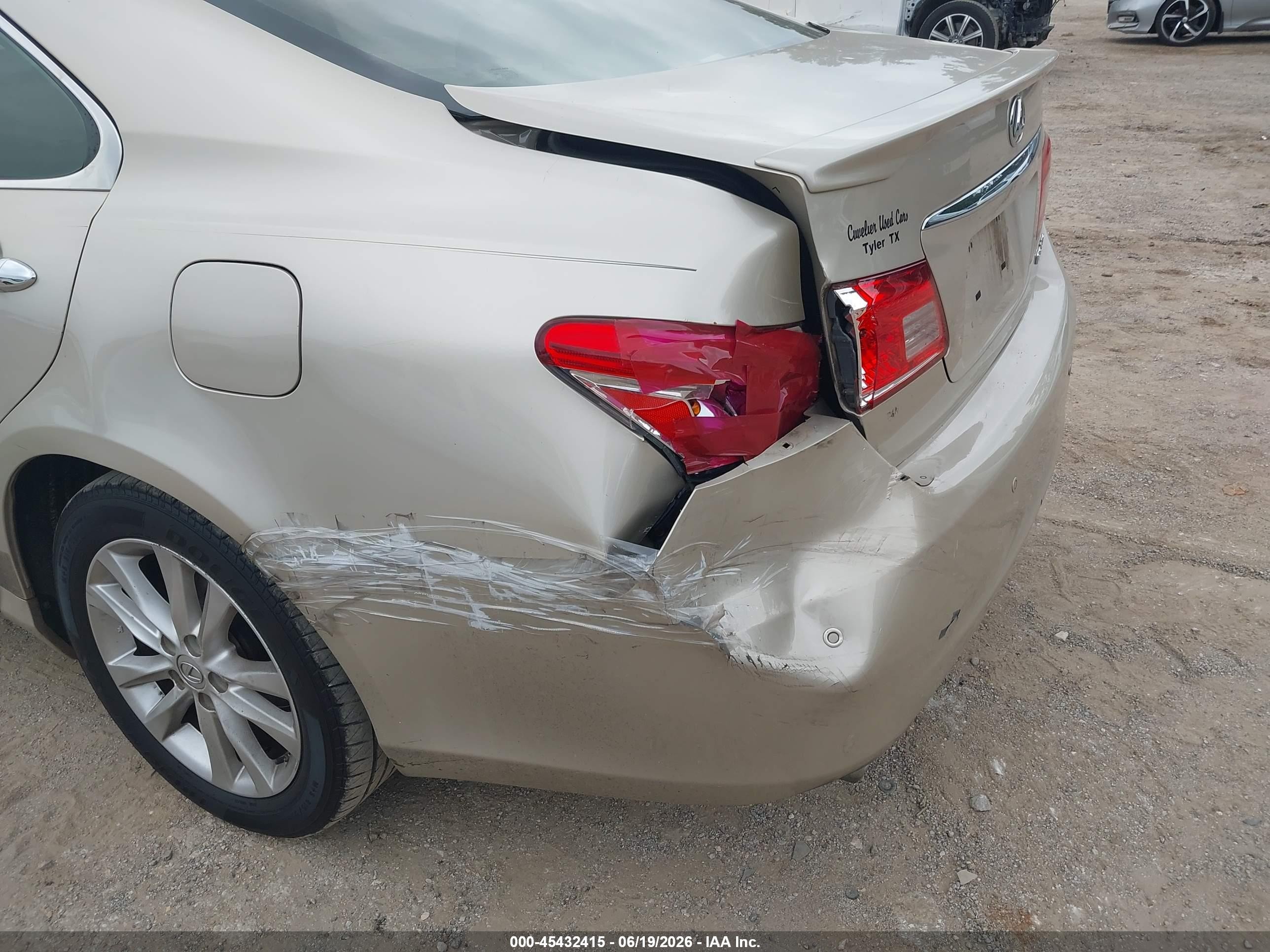 2011 Lexus Es 350   Tan vin: JTHBK1EG3B2423420