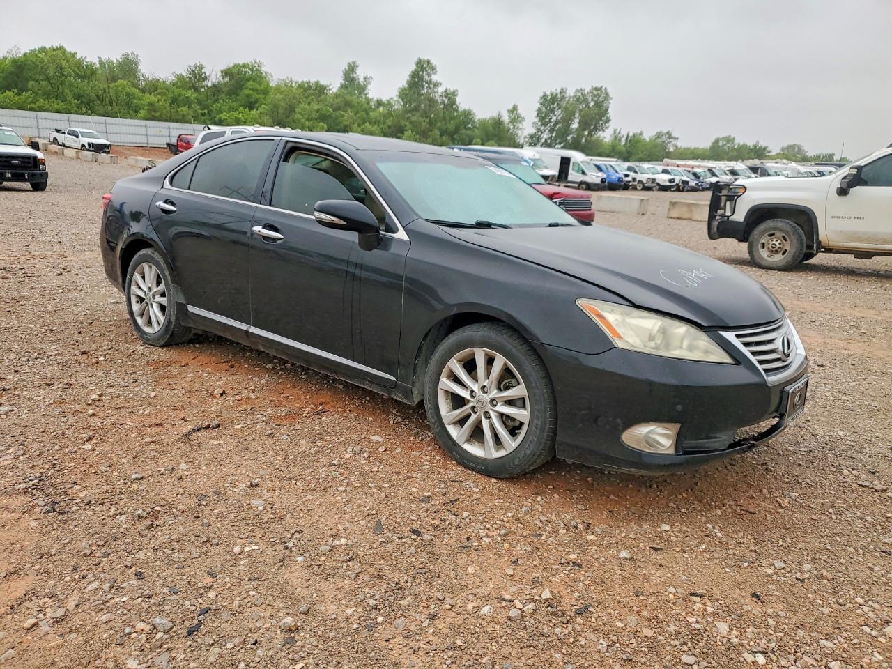 2011 Lexus Es 350 Black vin: JTHBK1EG3B2424146