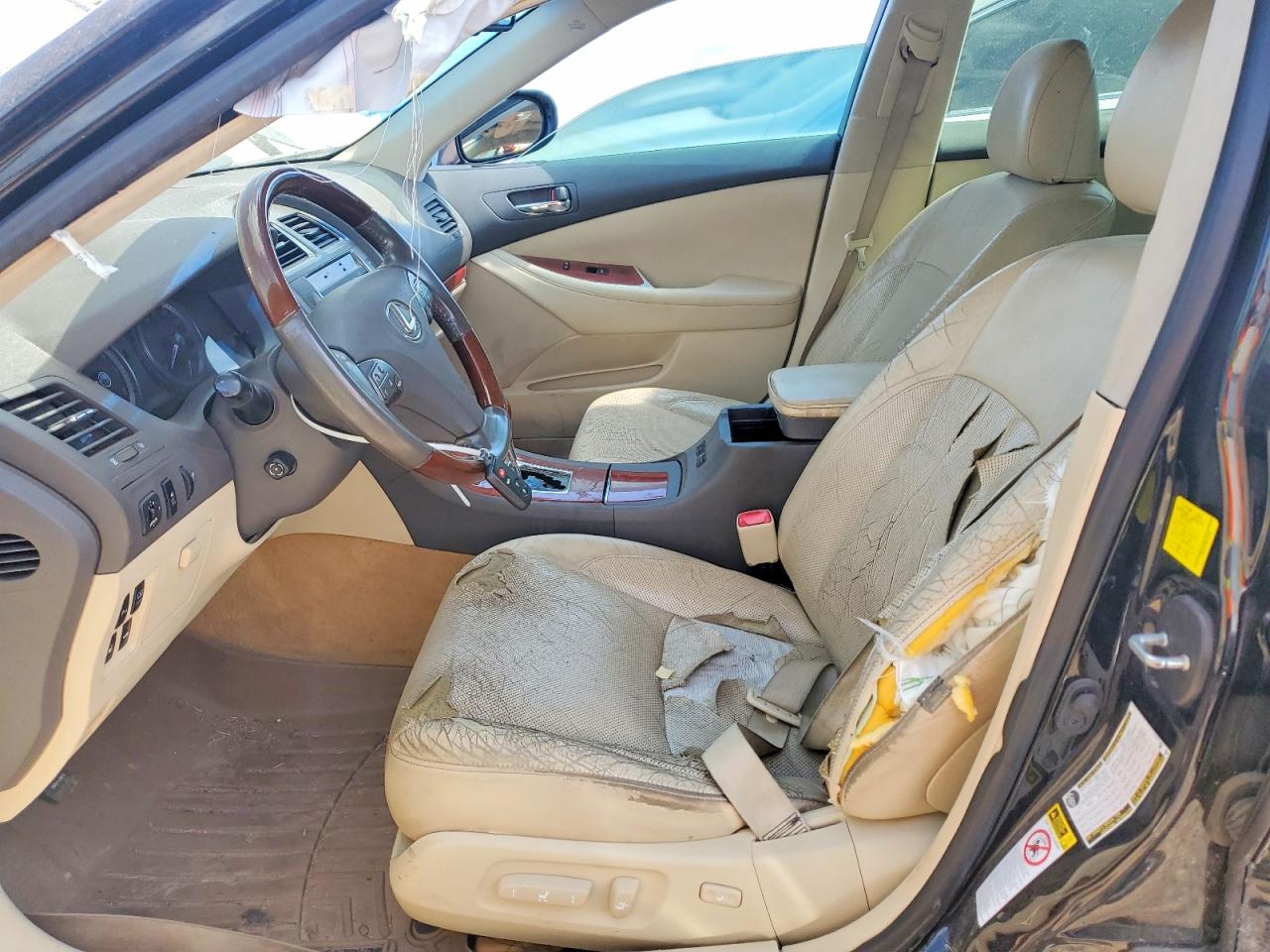 2011 Lexus Es 350 Black vin: JTHBK1EG3B2424146