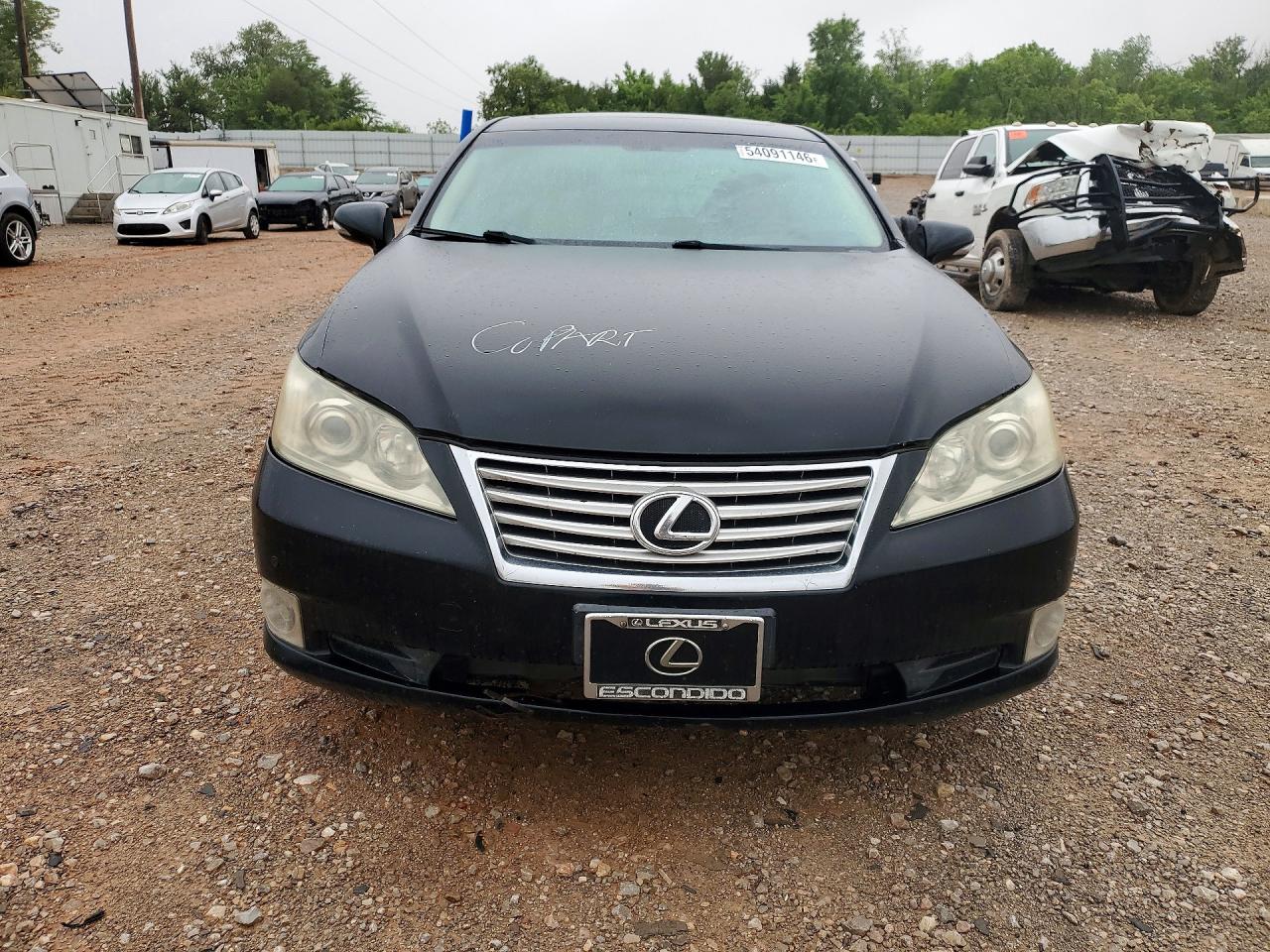 2011 Lexus Es 350 Black vin: JTHBK1EG3B2424146