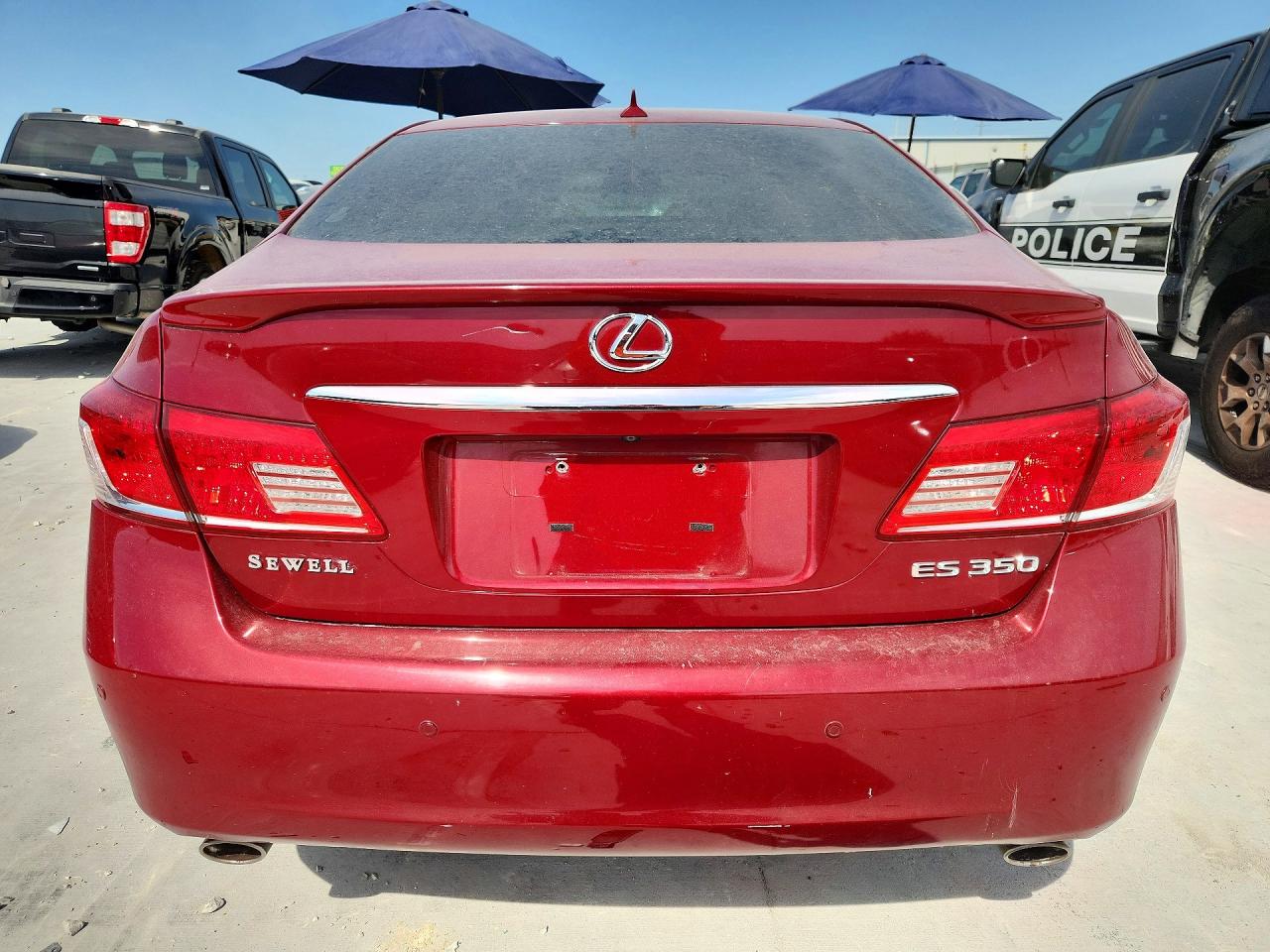2011 Lexus Es 350 Red vin: JTHBK1EG3B2442694