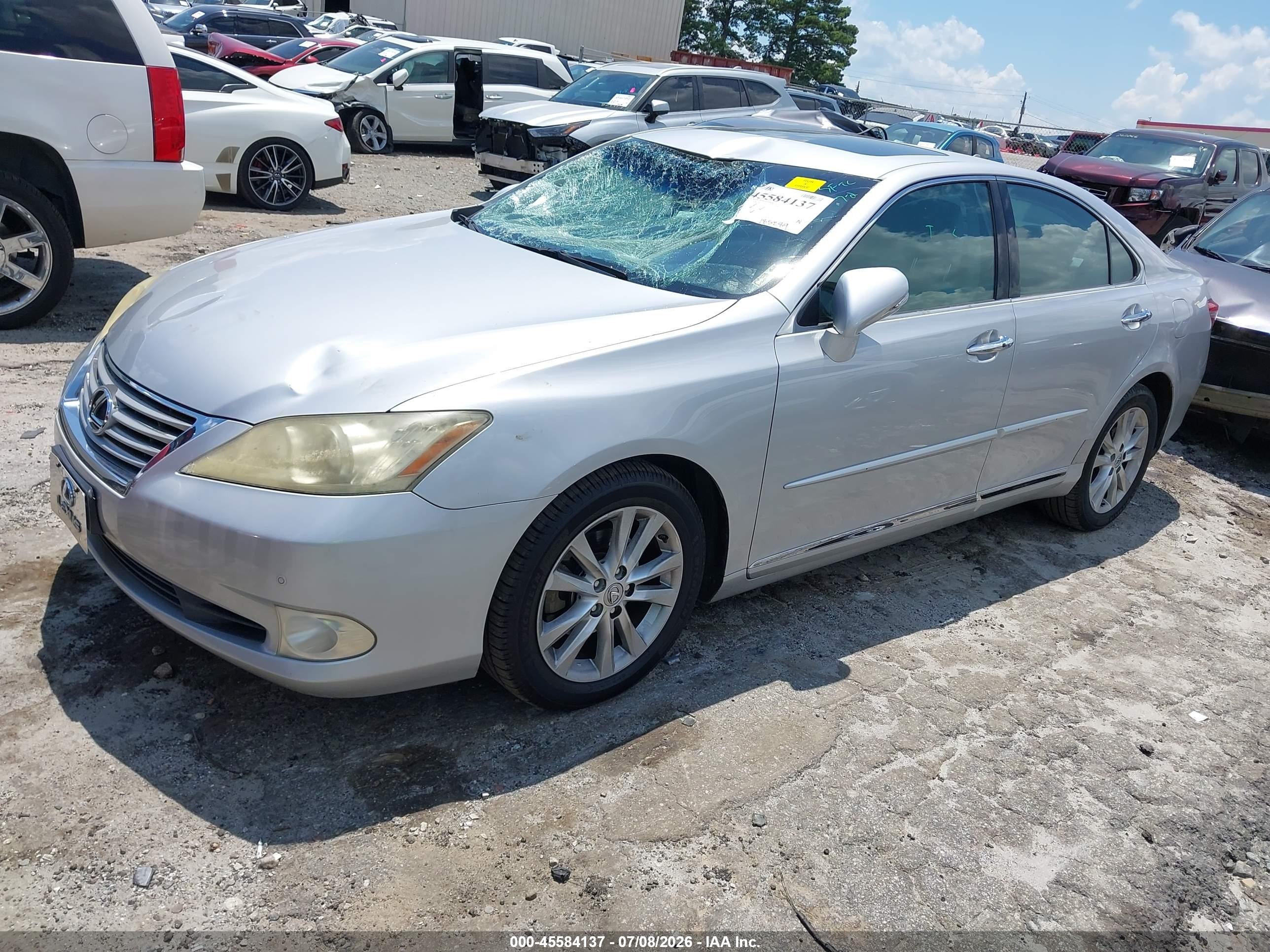 2011 Lexus Es 350 Silver vin: JTHBK1EG3B2444235