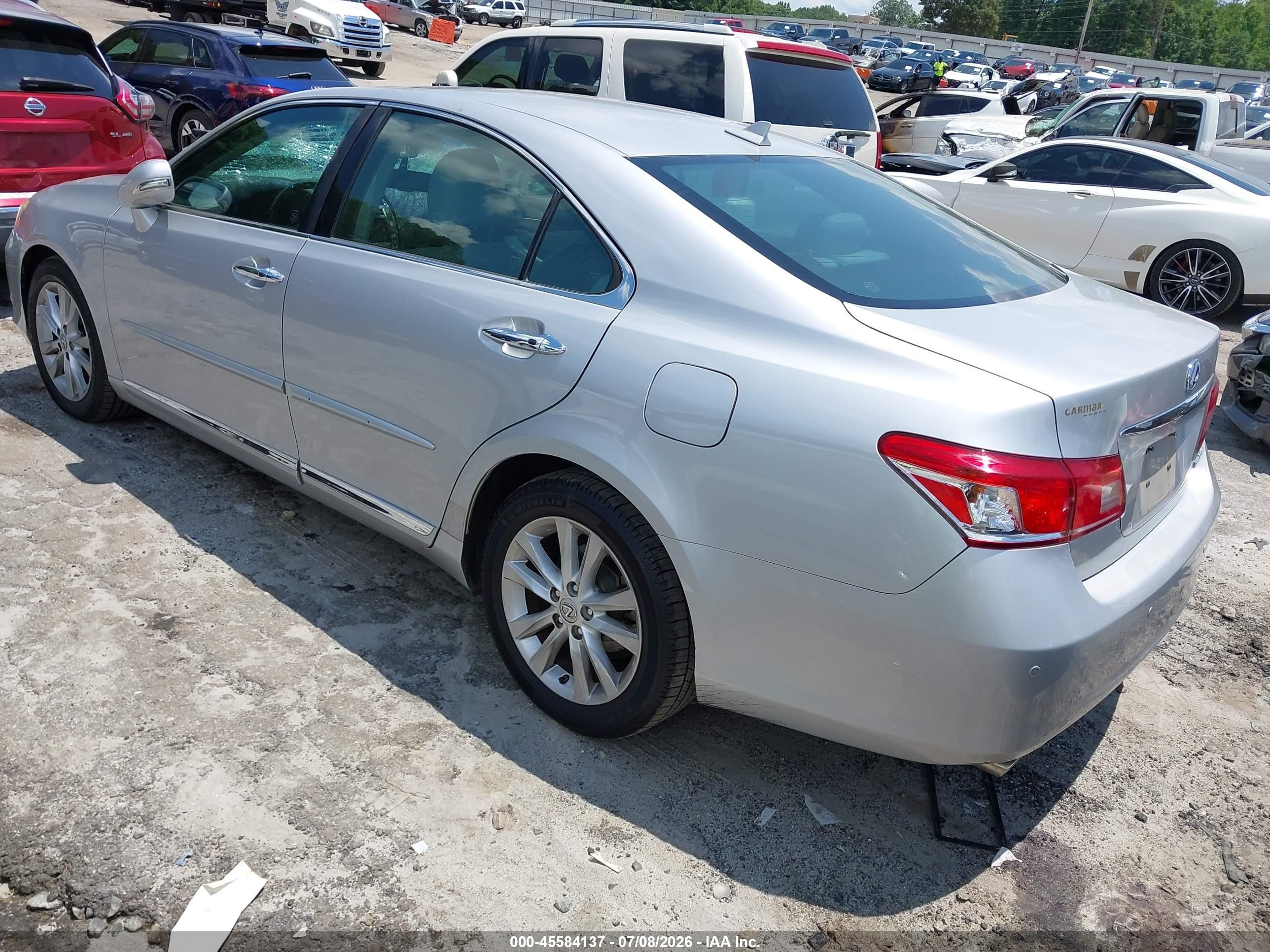 2011 Lexus Es 350 Silver vin: JTHBK1EG3B2444235