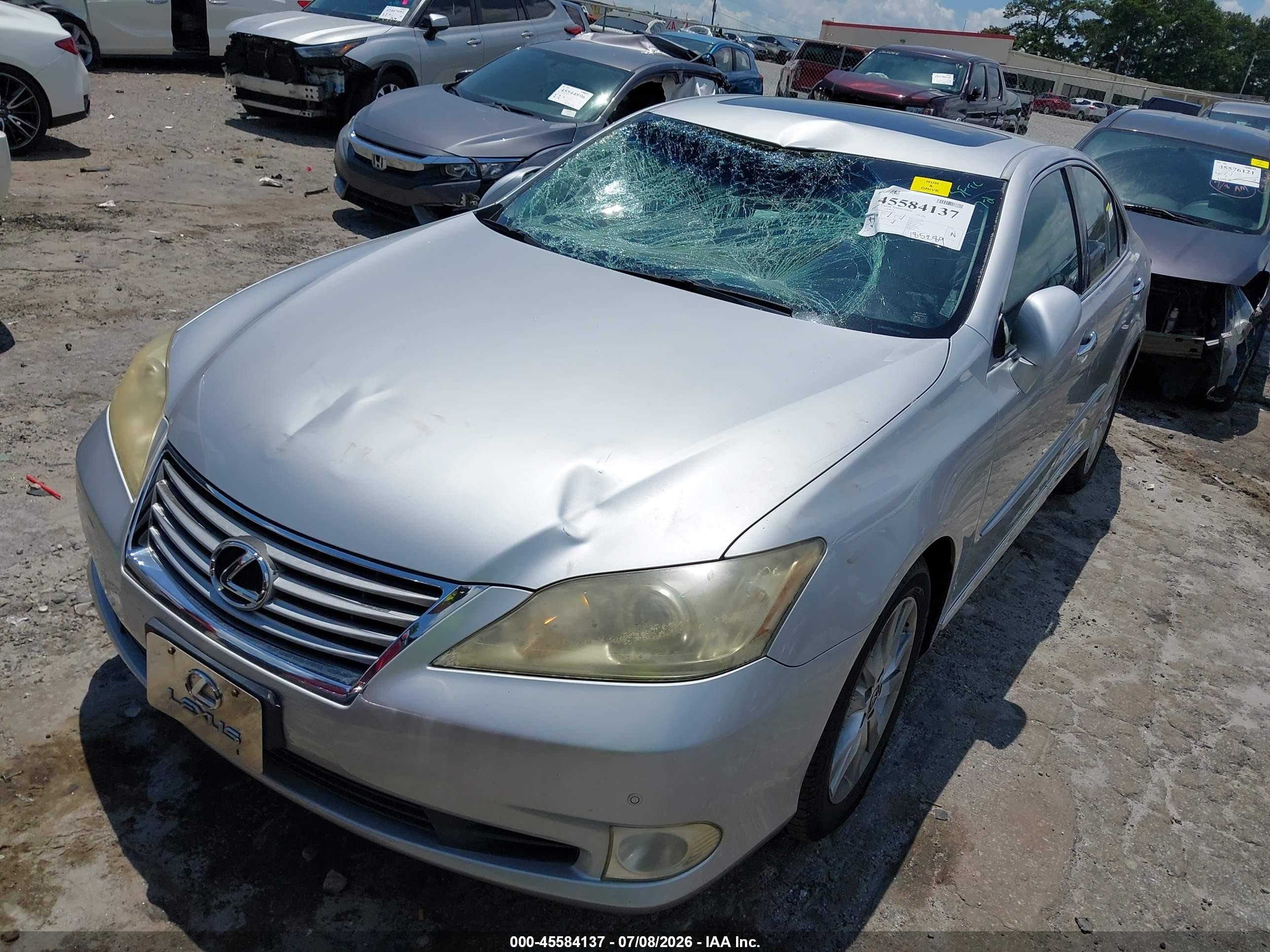 2011 Lexus Es 350 Silver vin: JTHBK1EG3B2444235