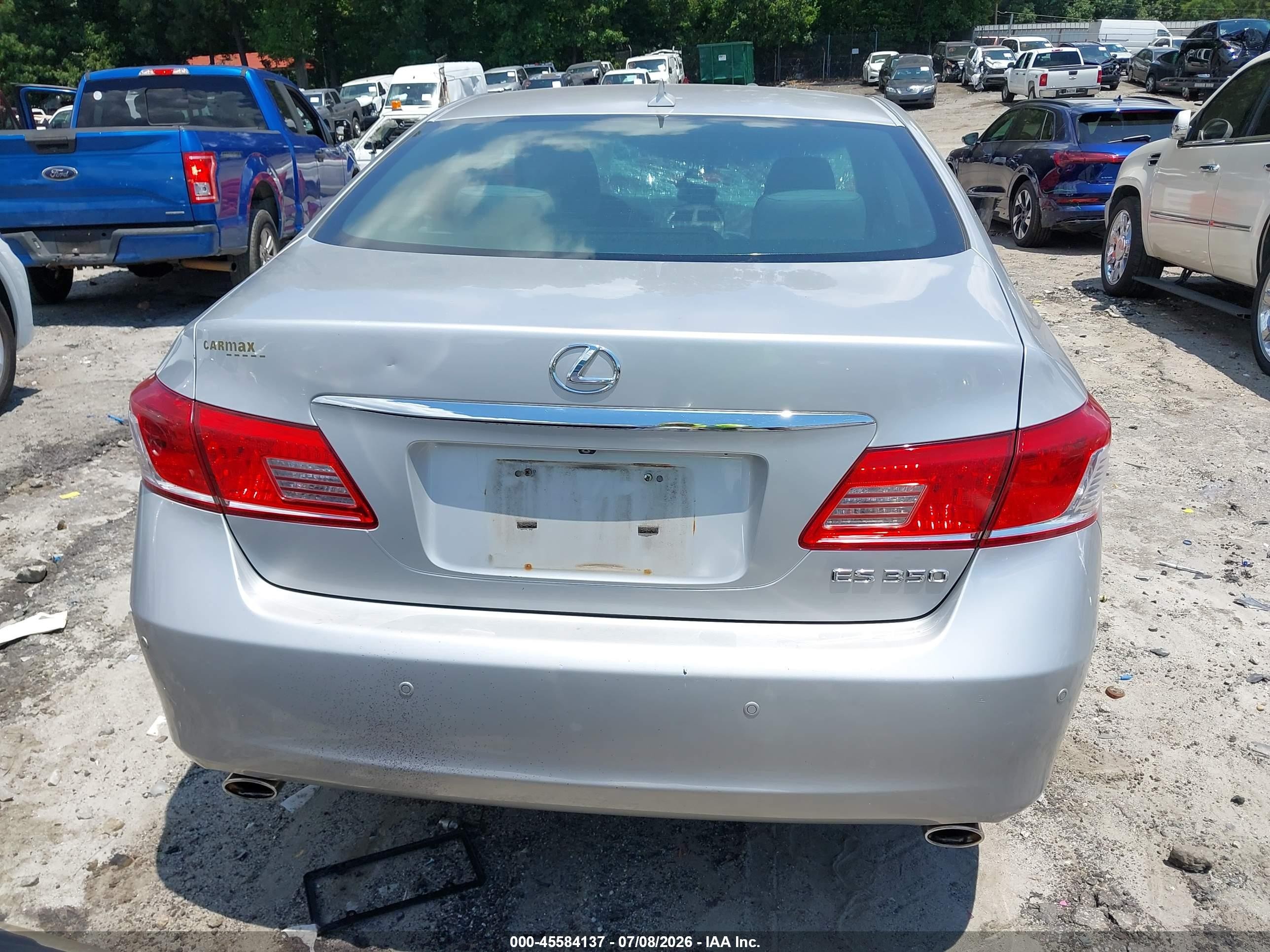 2011 Lexus Es 350 Silver vin: JTHBK1EG3B2444235