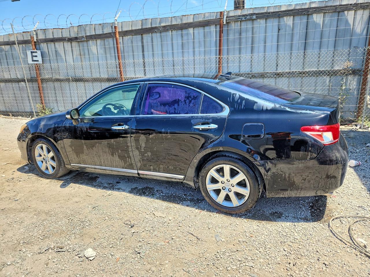 2011 Lexus Es 350 Black vin: JTHBK1EG3B2446034