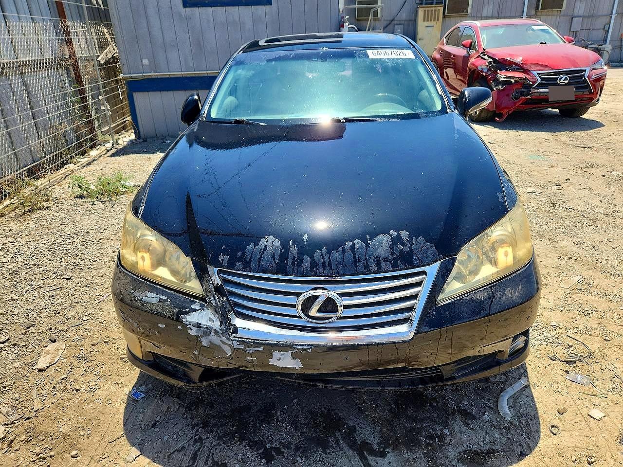 2011 Lexus Es 350 Black vin: JTHBK1EG3B2446034