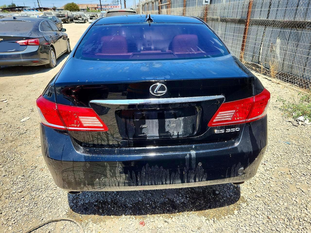 2011 Lexus Es 350 Black vin: JTHBK1EG3B2446034
