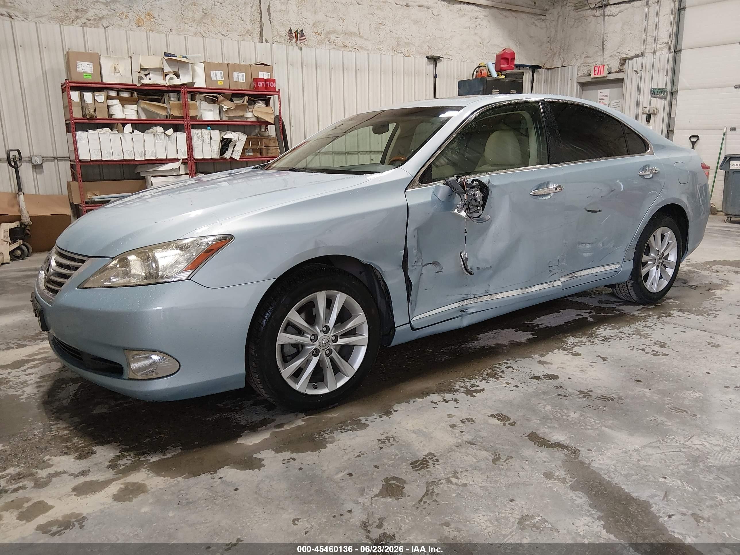 2011 Lexus Es 350   Blue vin: JTHBK1EG3B2454182