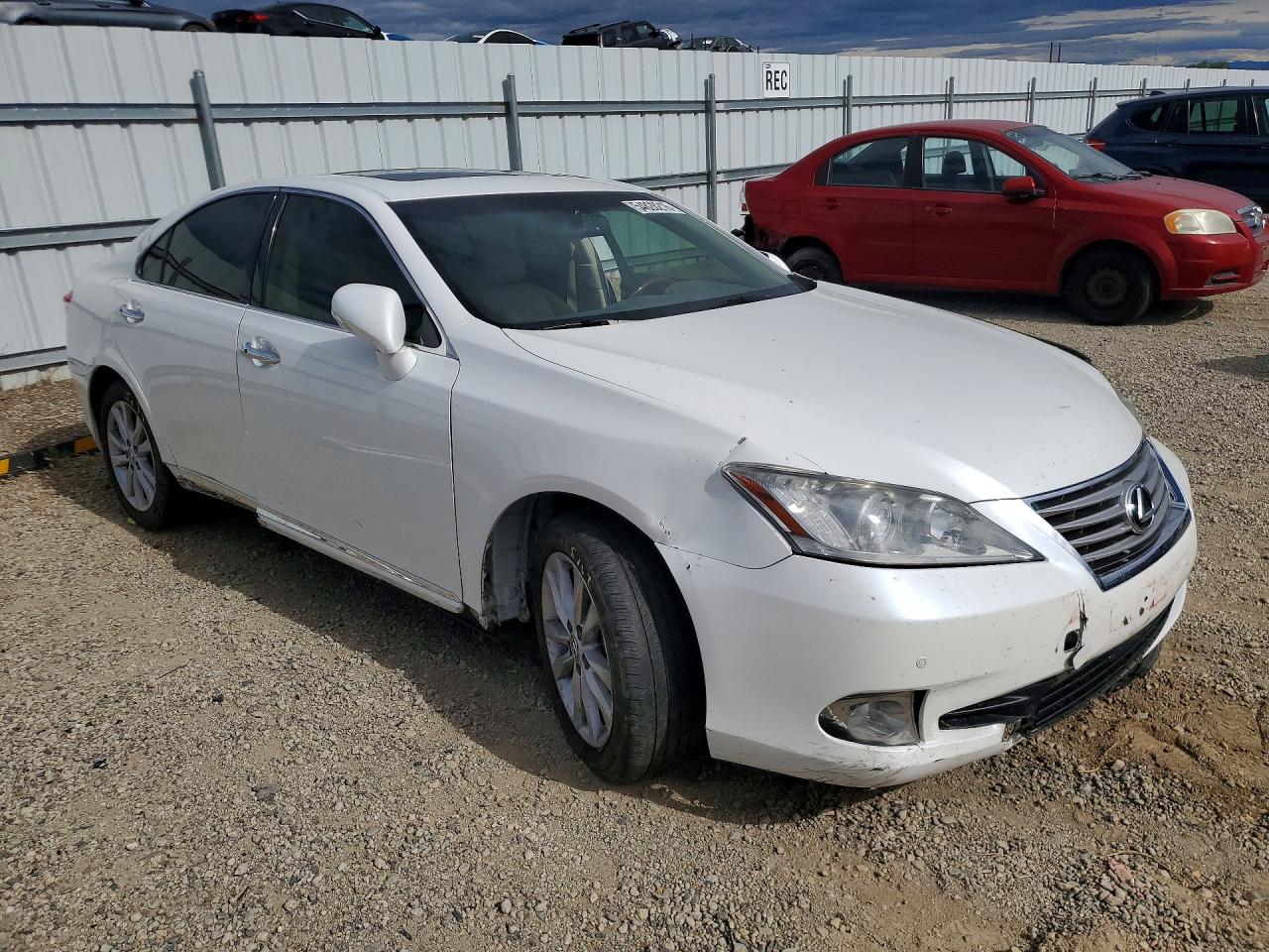 2011 Lexus Es 350 White vin: JTHBK1EG3B2467384