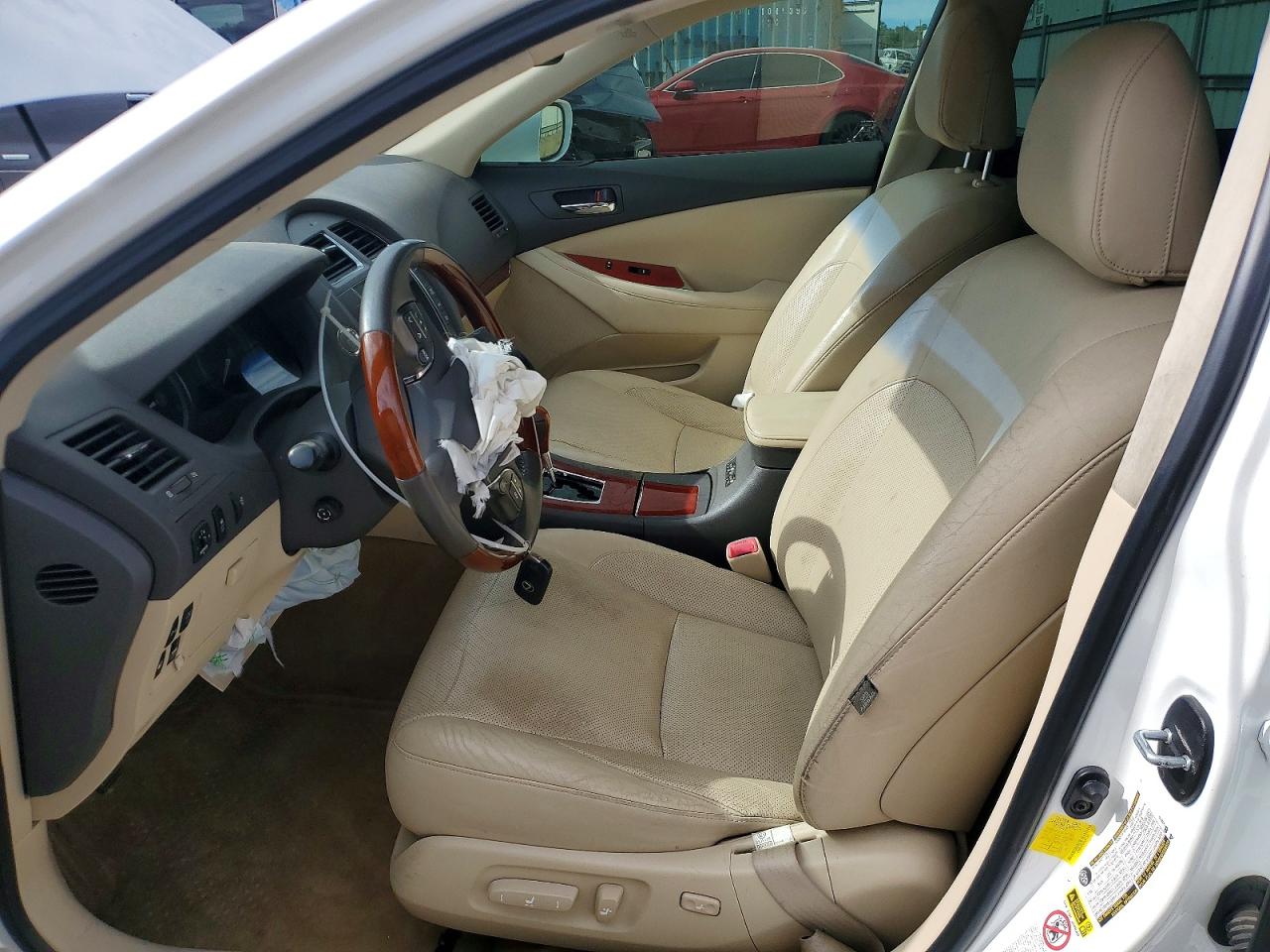 2011 Lexus Es 350 White vin: JTHBK1EG3B2467384