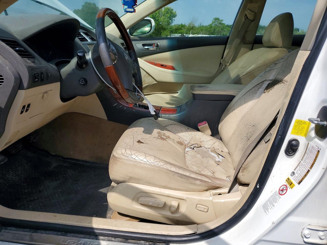 2011 Lexus Es 350 White vin: JTHBK1EG3B2467479