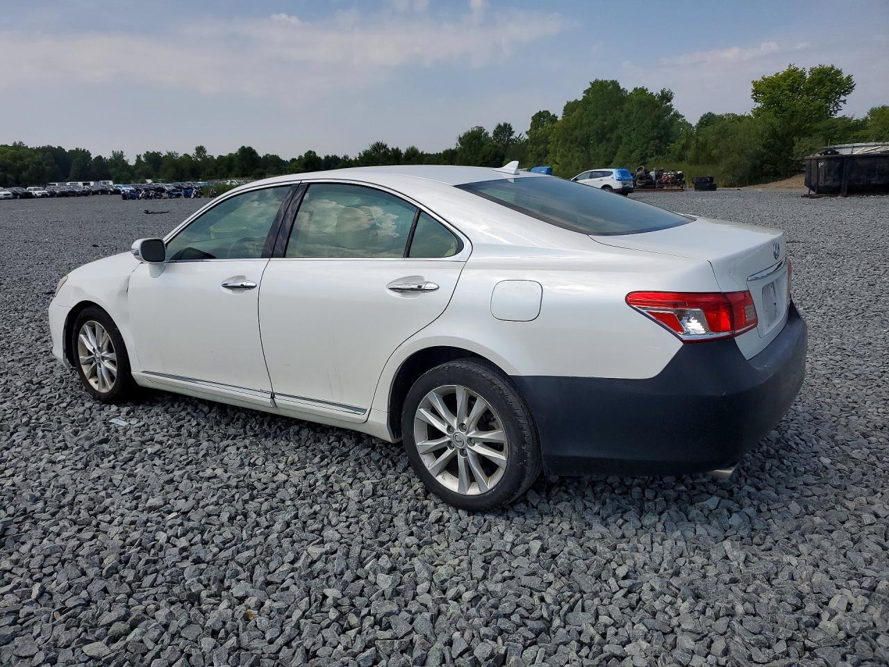 2011 Lexus Es 350 White vin: JTHBK1EG3B2467479